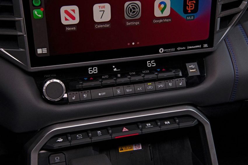 2022 Toyota Tundra Platinum - Central Console Wallpaper 850x567 #38