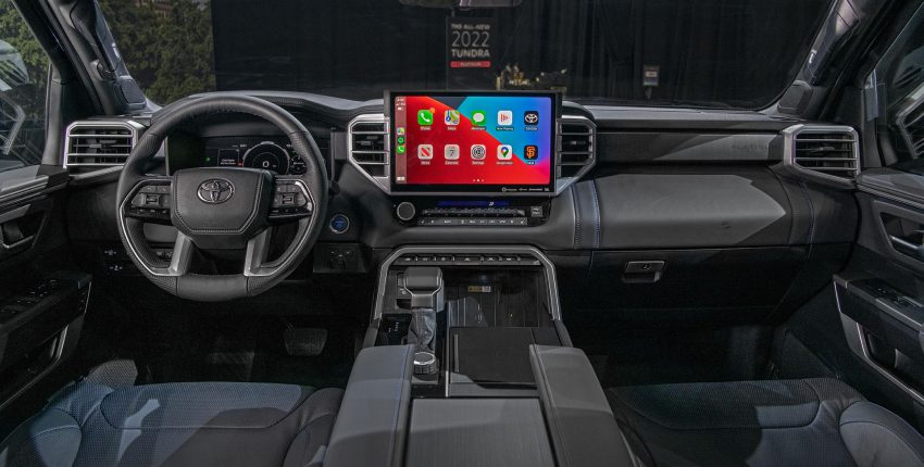 2022 Toyota Tundra Platinum - Interior, Cockpit Wallpaper 850x430 #34