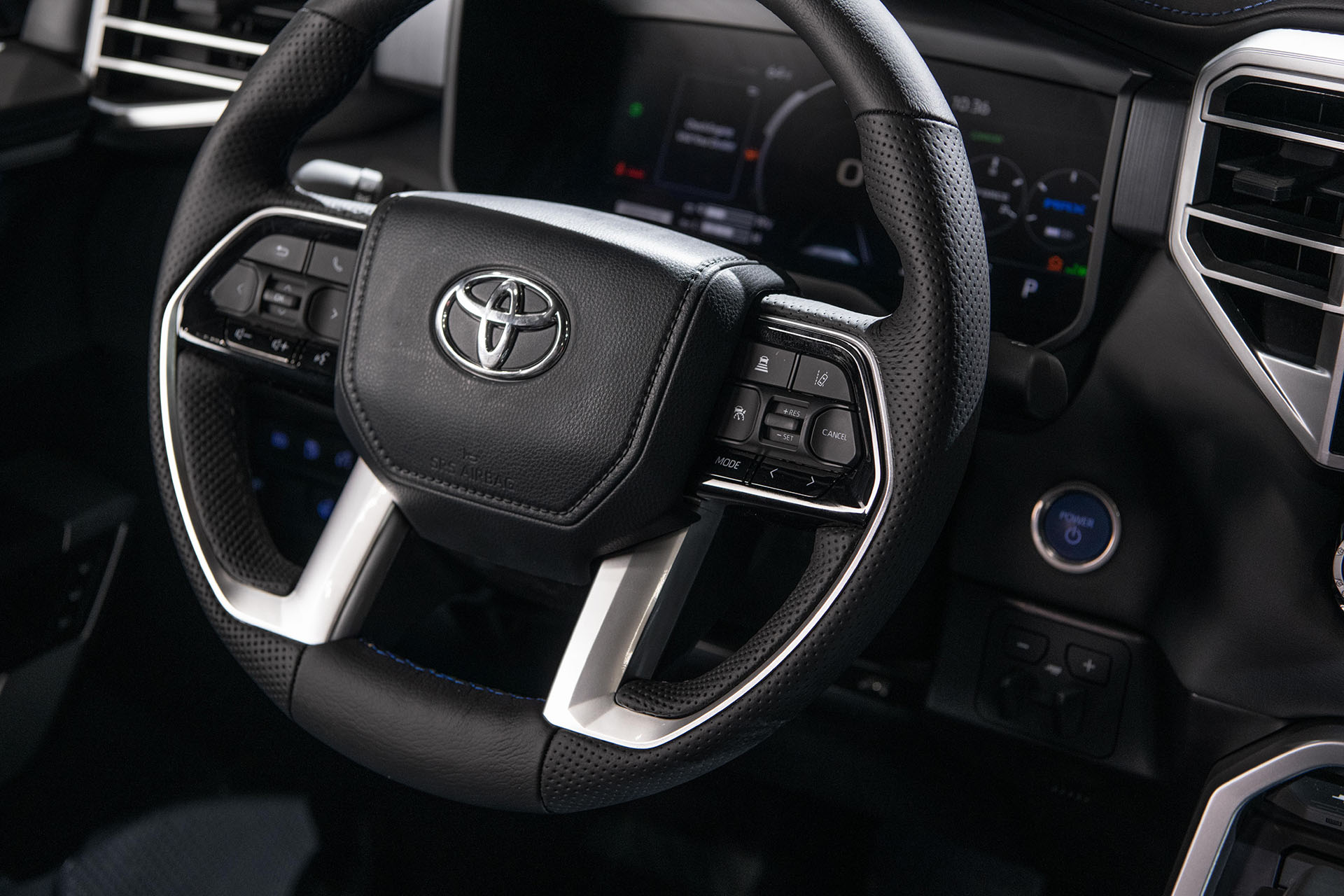 Download 2022 Toyota Tundra Platinum - Interior, Steering Wheel HD Wallpaper 1920x1280 #25