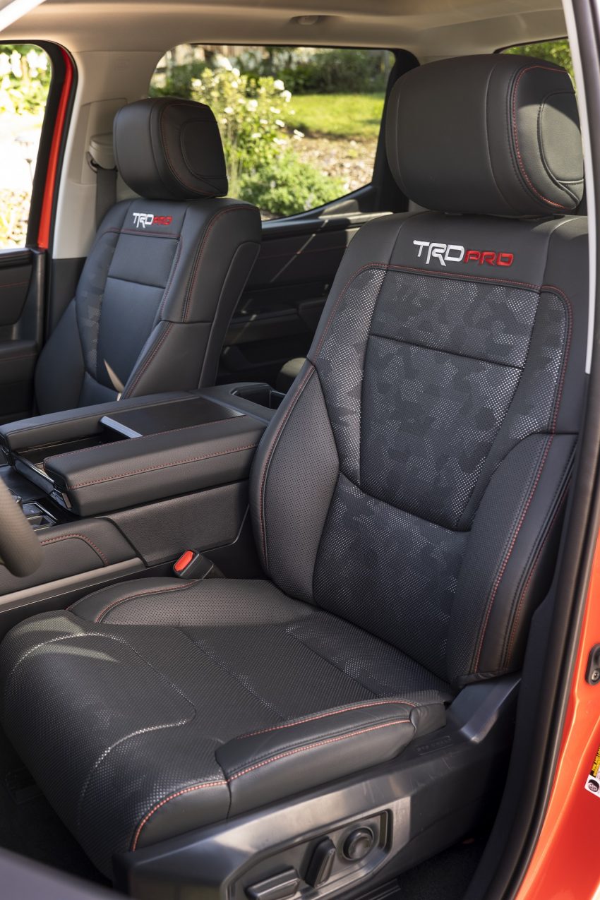 2022 Toyota Tundra TRD Pro - Interior, Front Seats Phone Wallpaper 850x1275 #55