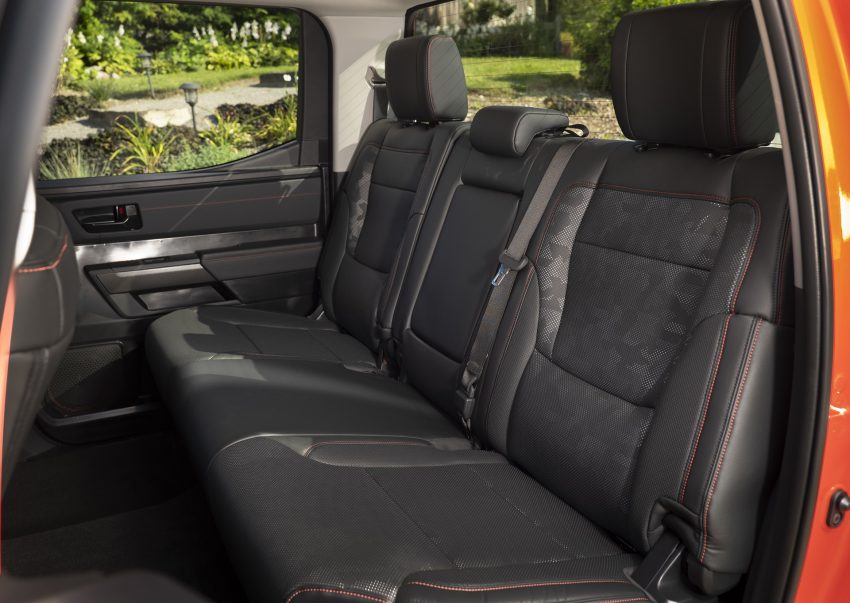 2022 Toyota Tundra TRD Pro - Interior, Rear Seats Wallpaper 850x603 #56