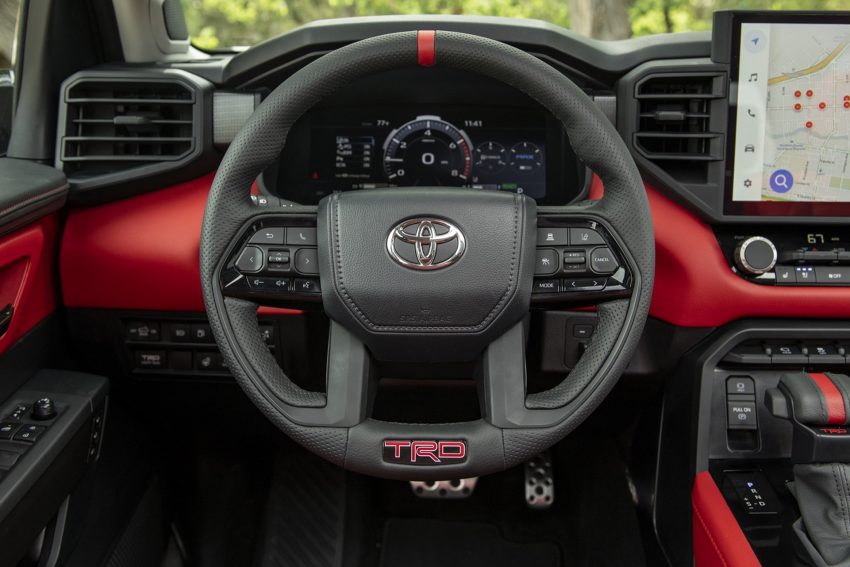 2022 Toyota Tundra TRD Pro - Interior, Steering Wheel Wallpaper 850x567 #31