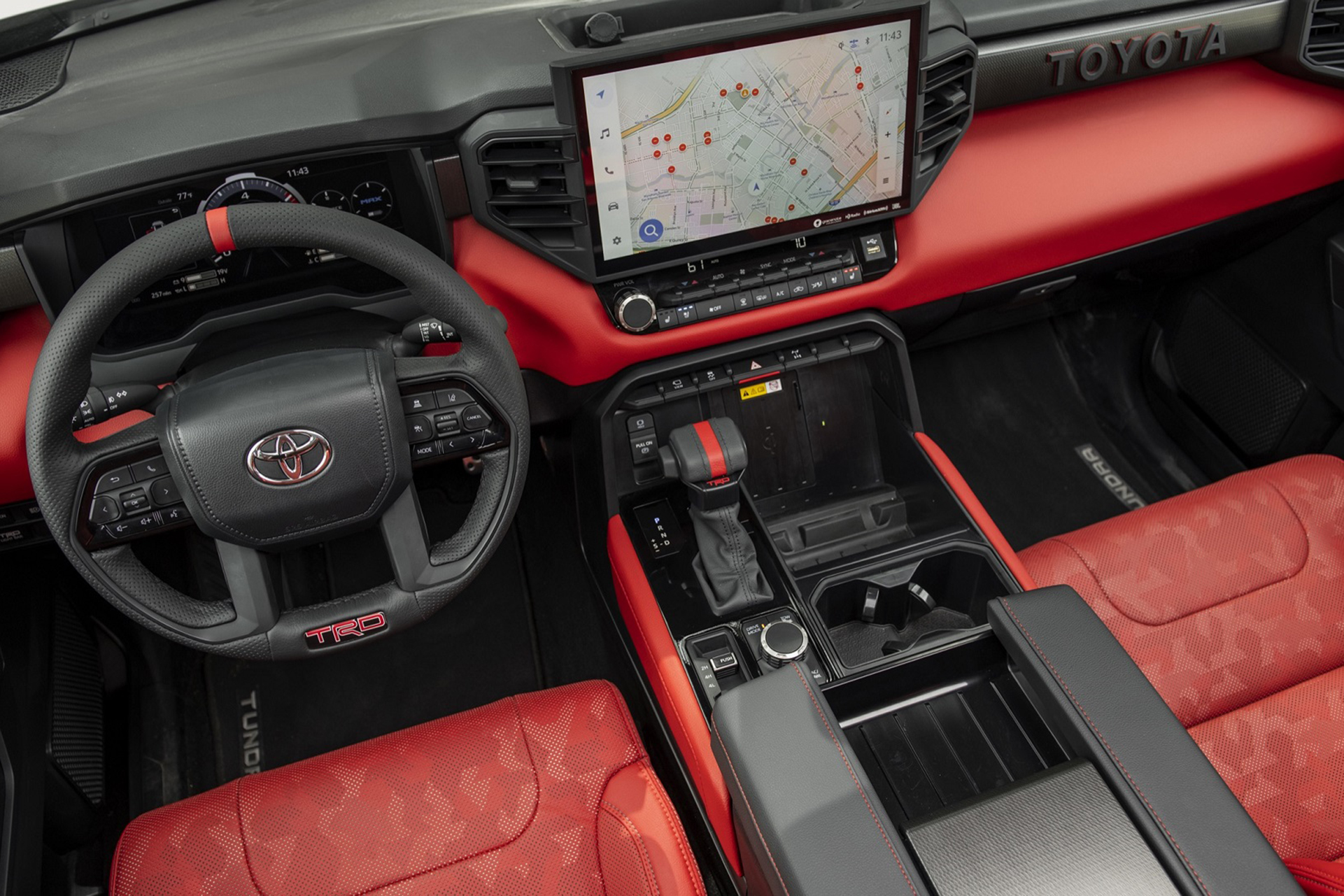 Download 2022 Toyota Tundra TRD Pro - Interior HD Wallpaper 1921x1281 #24