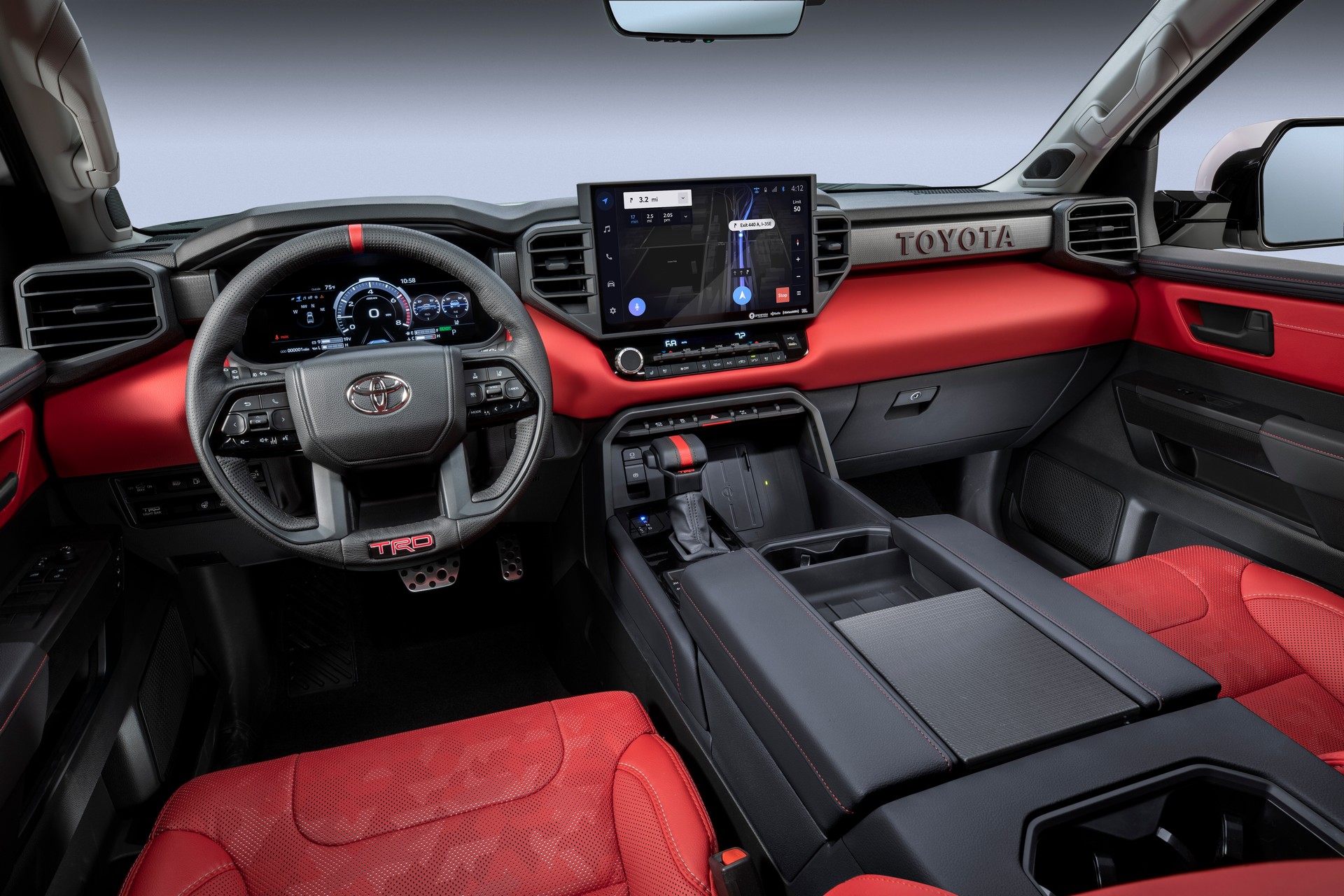 Download 2022 Toyota Tundra TRD Pro - Interior HD Wallpaper 1920x1280 #77