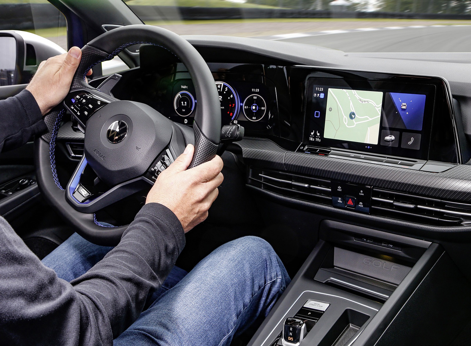 Download 2022 Volkswagen Golf R Estate - Interior HD Wallpaper 1921x1410 #20