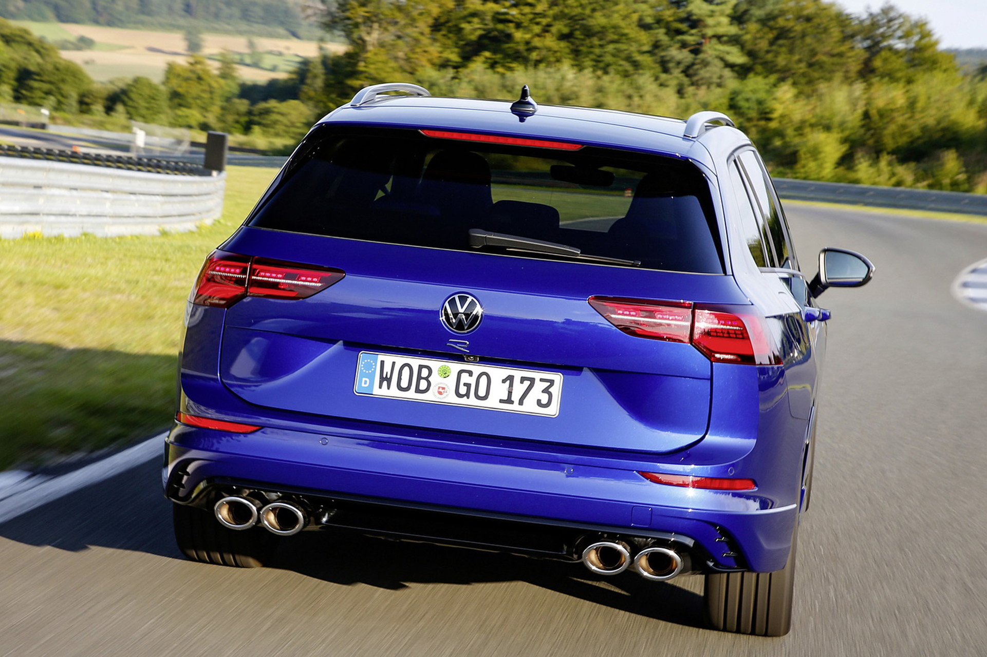 Download 2022 Volkswagen Golf R Estate - Rear HD Wallpaper 1921x1280 #12