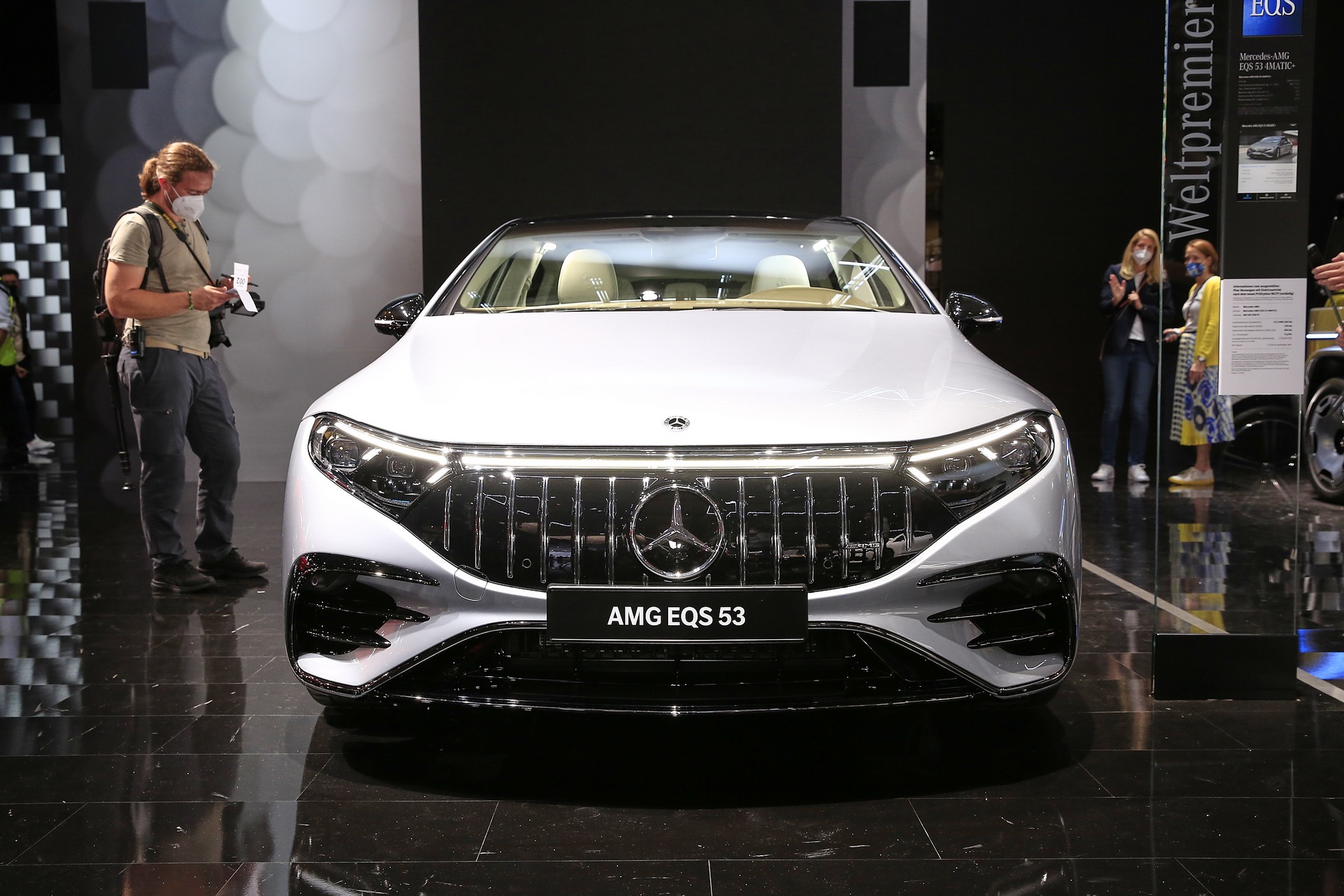 Download 2023 Mercedes-AMG EQS 53 4MATIC+ - Front HD Wallpaper 1921x1281 #53