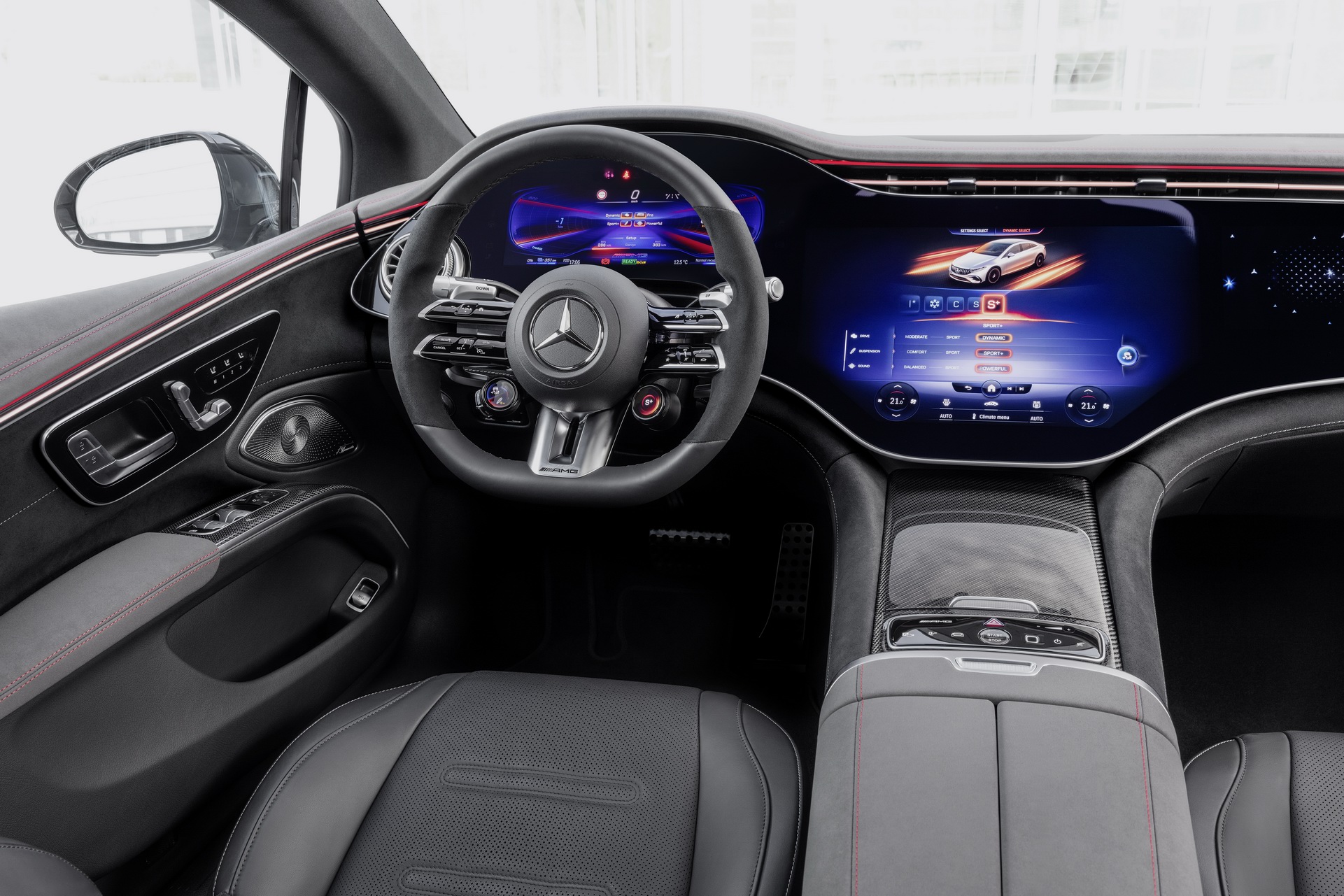 Download 2023 Mercedes-AMG EQS 53 4MATIC+ - Interior, Cockpit HD Wallpaper 1921x1281 #27