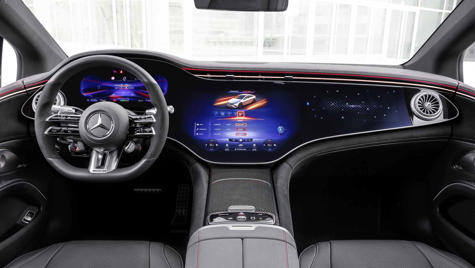 Download 2023 Mercedes-AMG EQS 53 4MATIC+ - Interior, Cockpit HD Wallpaper 1921x1086 #28