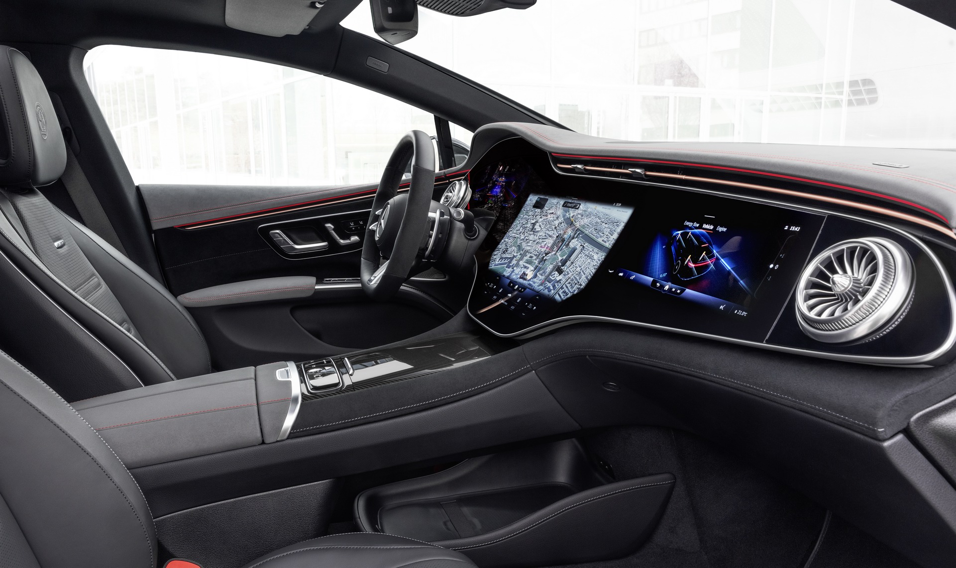 Download 2023 Mercedes-AMG EQS 53 4MATIC+ - Interior HD Wallpaper 1921x1142 #26