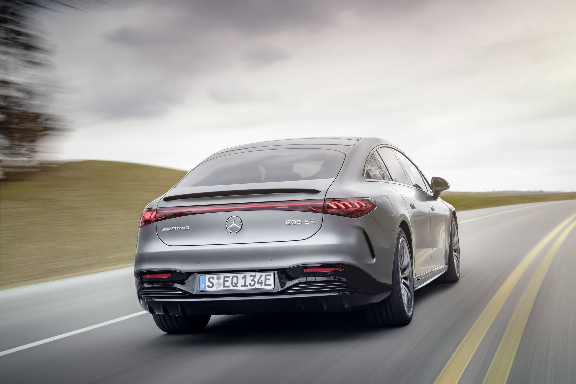 Download 2023 Mercedes-AMG EQS 53 4MATIC+ - Rear HD Wallpaper 1921x1281 #6