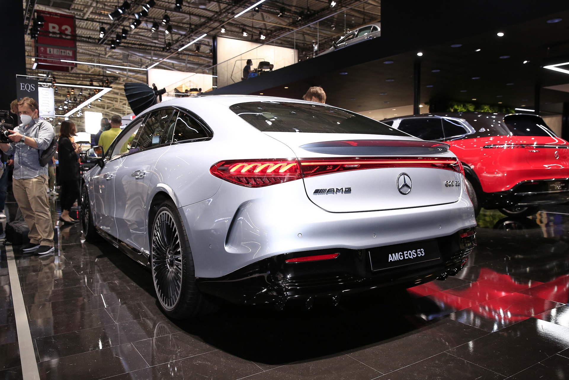 Download 2023 Mercedes-AMG EQS 53 4MATIC+ - Rear HD Wallpaper 1921x1281 #55