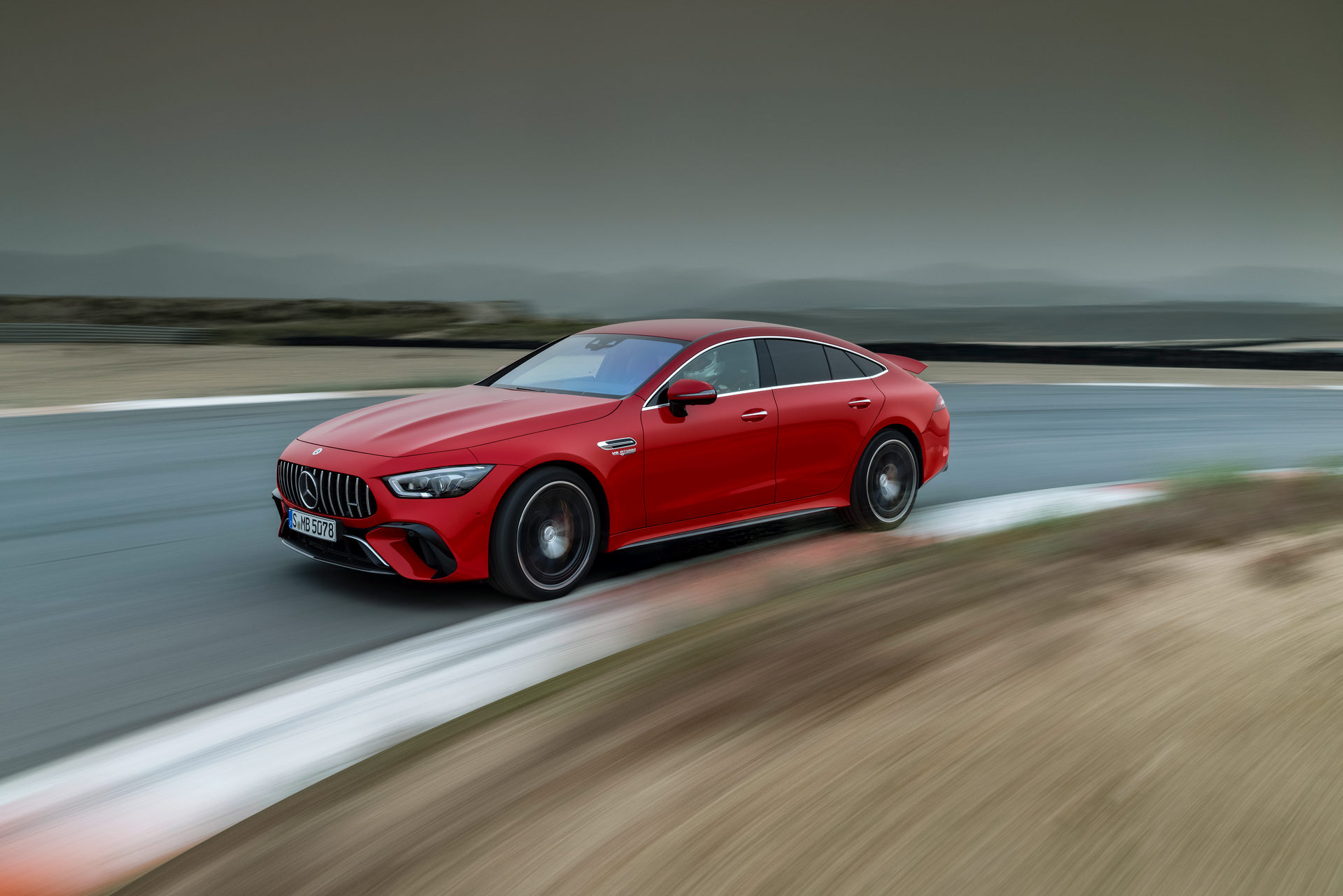 Download 2023 Mercedes-AMG GT 63 S E Performance 4-Door - Front Three-Quarter HD Wallpaper 1920x1281 #13