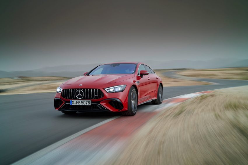 2023 Mercedes-AMG GT 63 S E Performance 4-Door - Front Three-Quarter Wallpaper 850x567 #7