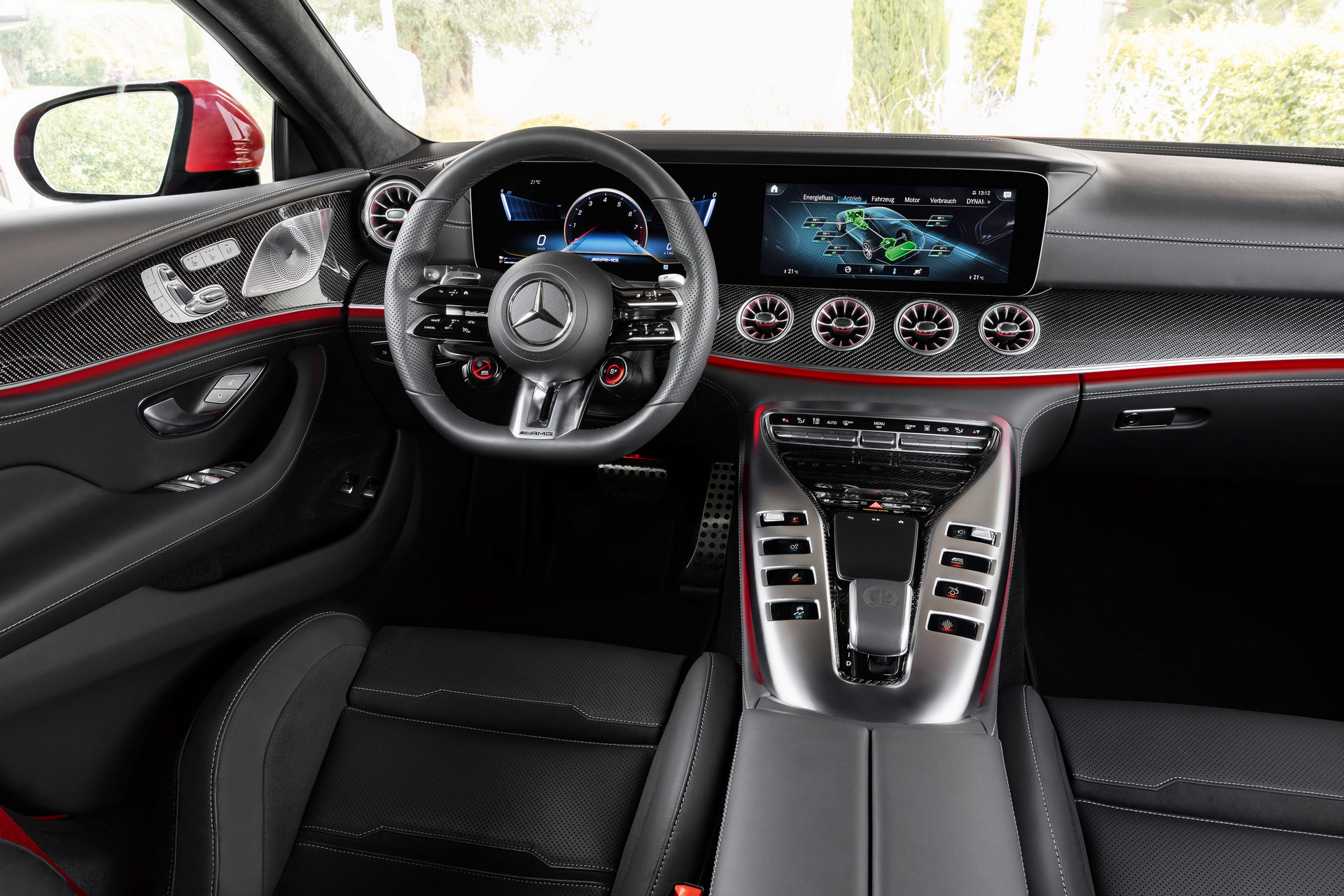 Download 2023 Mercedes-AMG GT 63 S E Performance 4-Door - Interior, Cockpit HD Wallpaper 1920x1281 #32