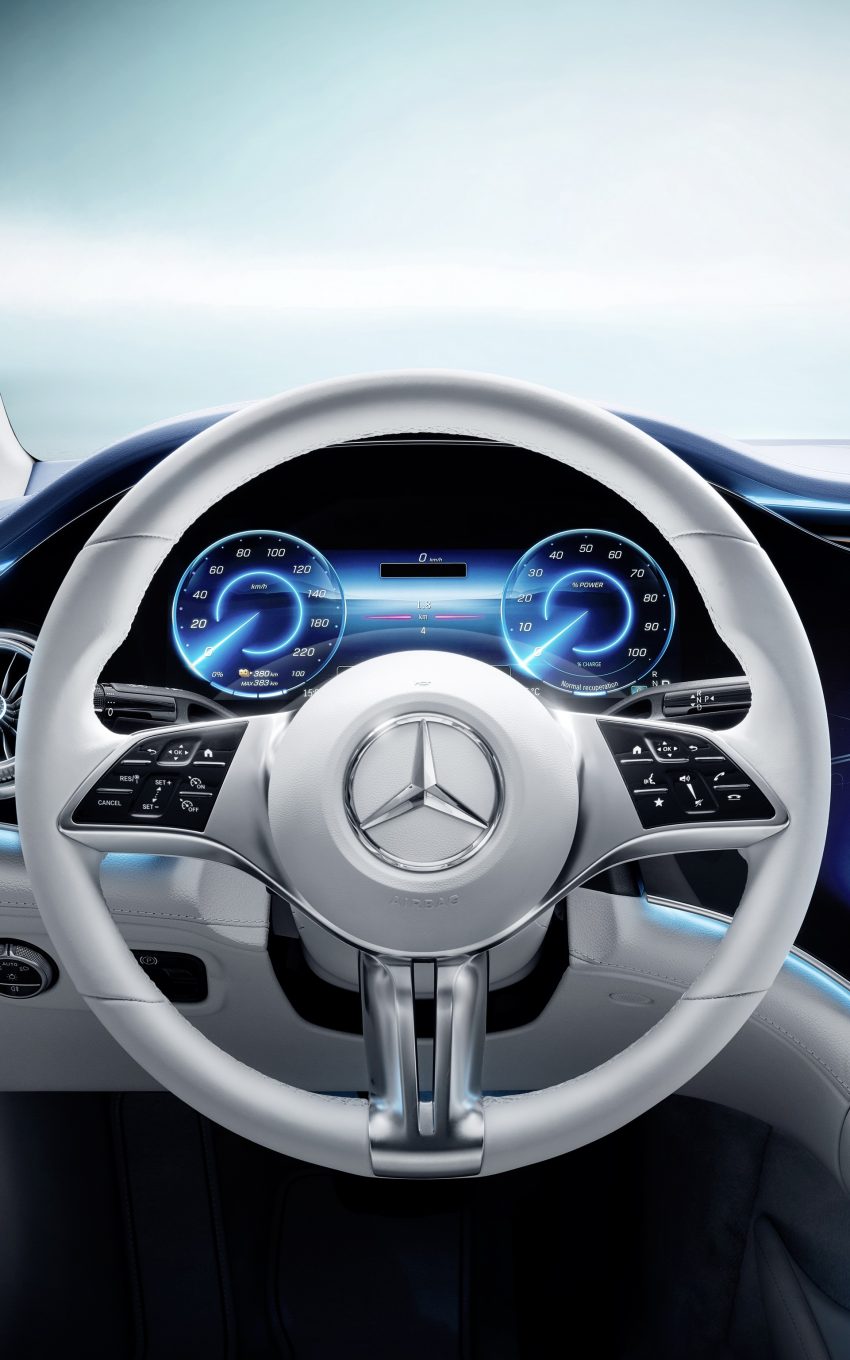 2023 Mercedes-Benz EQE 350 Edition 1 AMG Line - Interior, Steering Wheel Phone Wallpaper 850x1360 #82