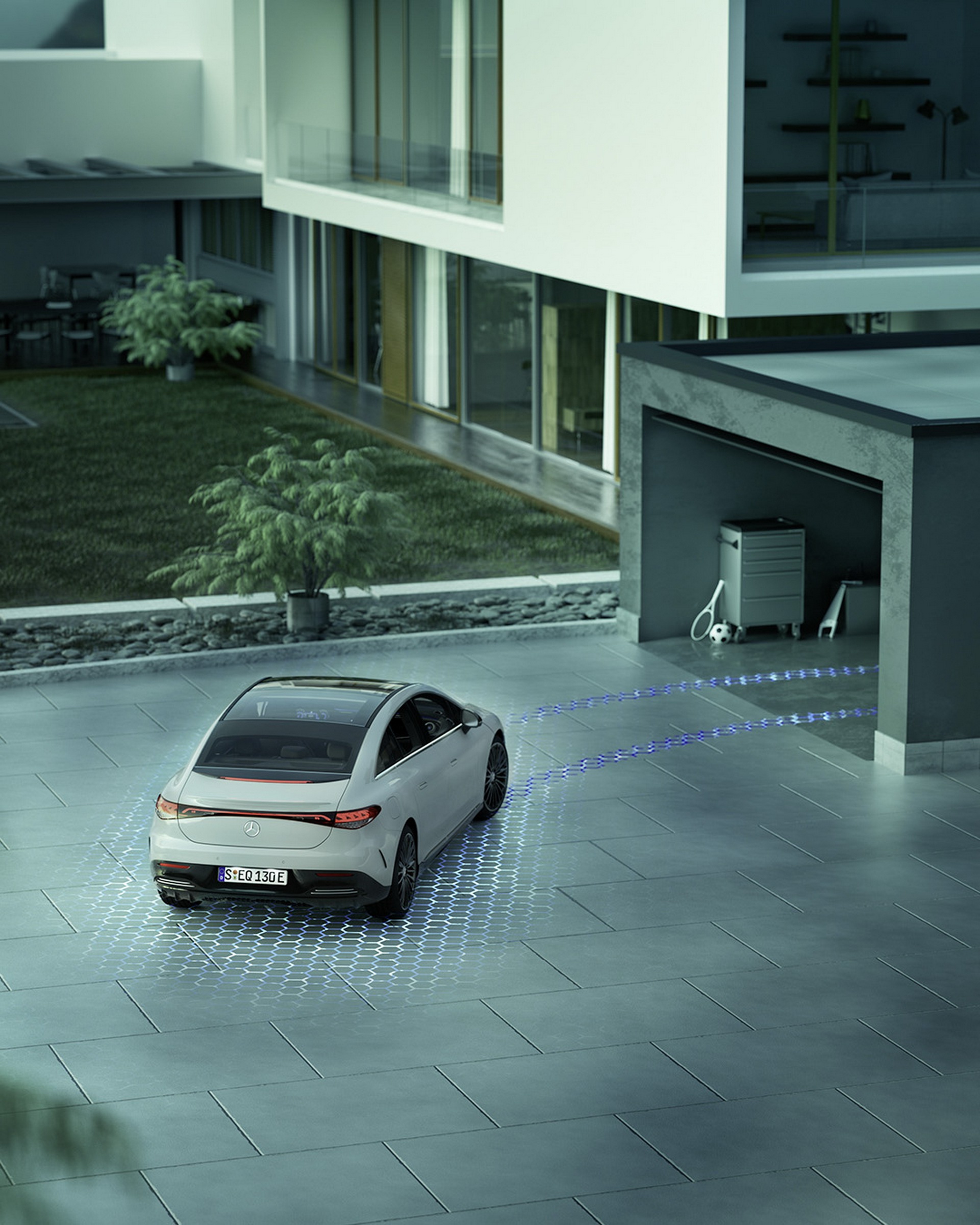 Download 2023 Mercedes-Benz EQE - Rear HD Phone Wallpaper 1921x2401 #95