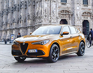 2022 Alfa Romeo Stelvio GT Junior - Front Three-Quarter Wallpaper 190x150