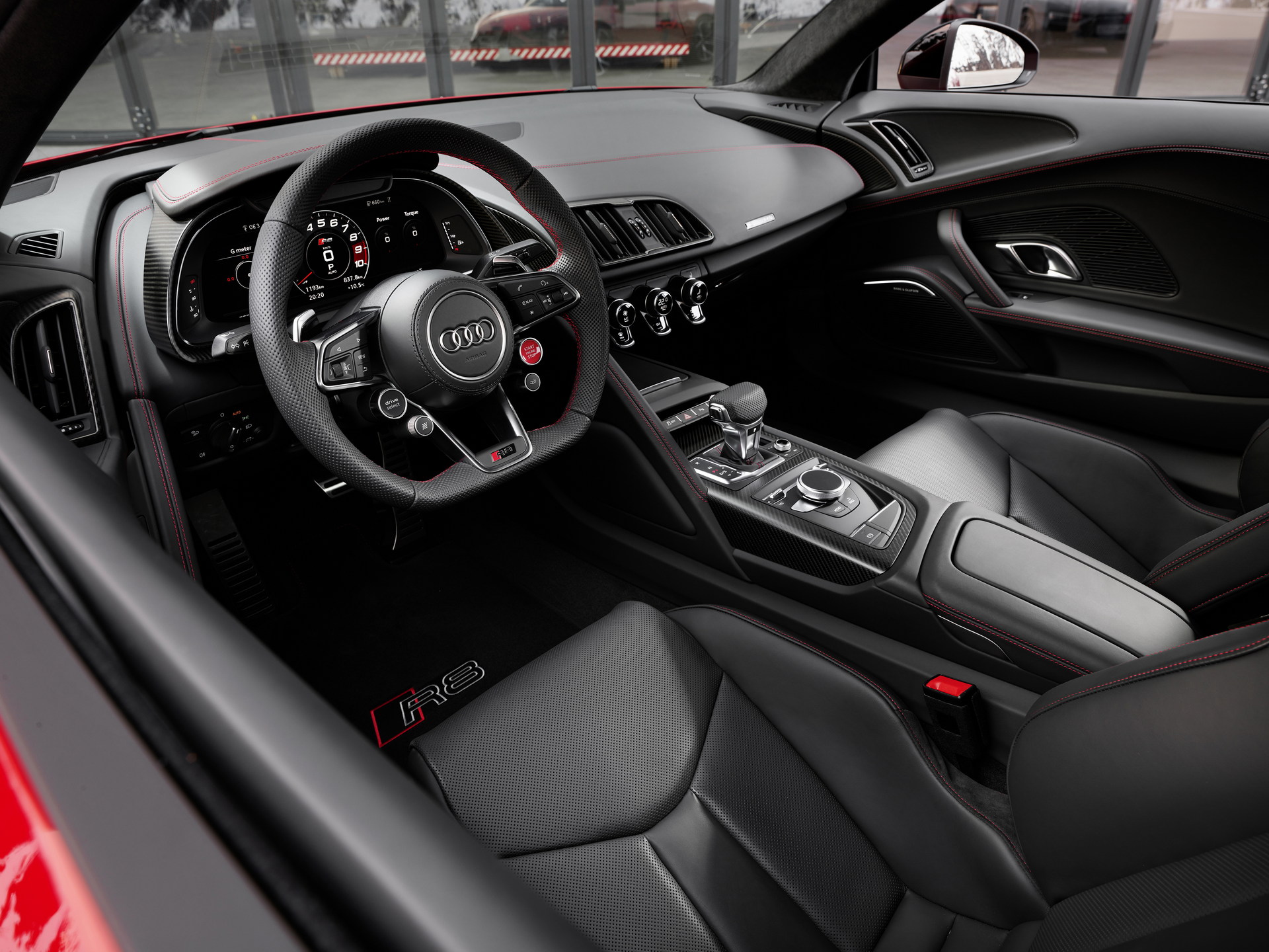 Download 2022 Audi R8 Coupe V10 Performance RWD - Interior HD Wallpaper 1920x1440 #12