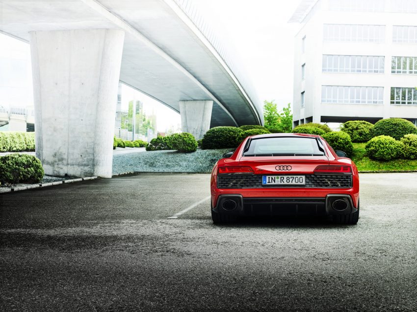 2022 Audi R8 Coupe V10 Performance RWD - Rear Wallpaper 850x638 #7