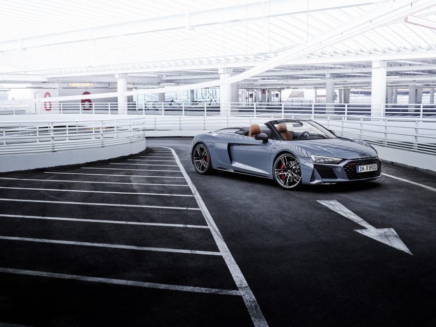 2022 Audi R8 Spyder V10 Performance RWD - Front Three-Quarter Wallpaper 850x638 #6