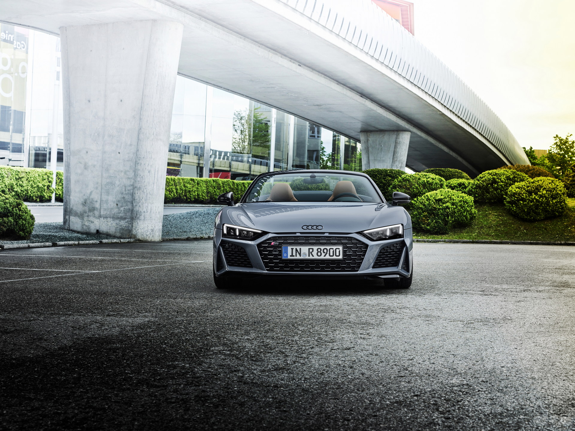 Download 2022 Audi R8 Spyder V10 Performance RWD - Front HD Wallpaper 1920x1440 #3