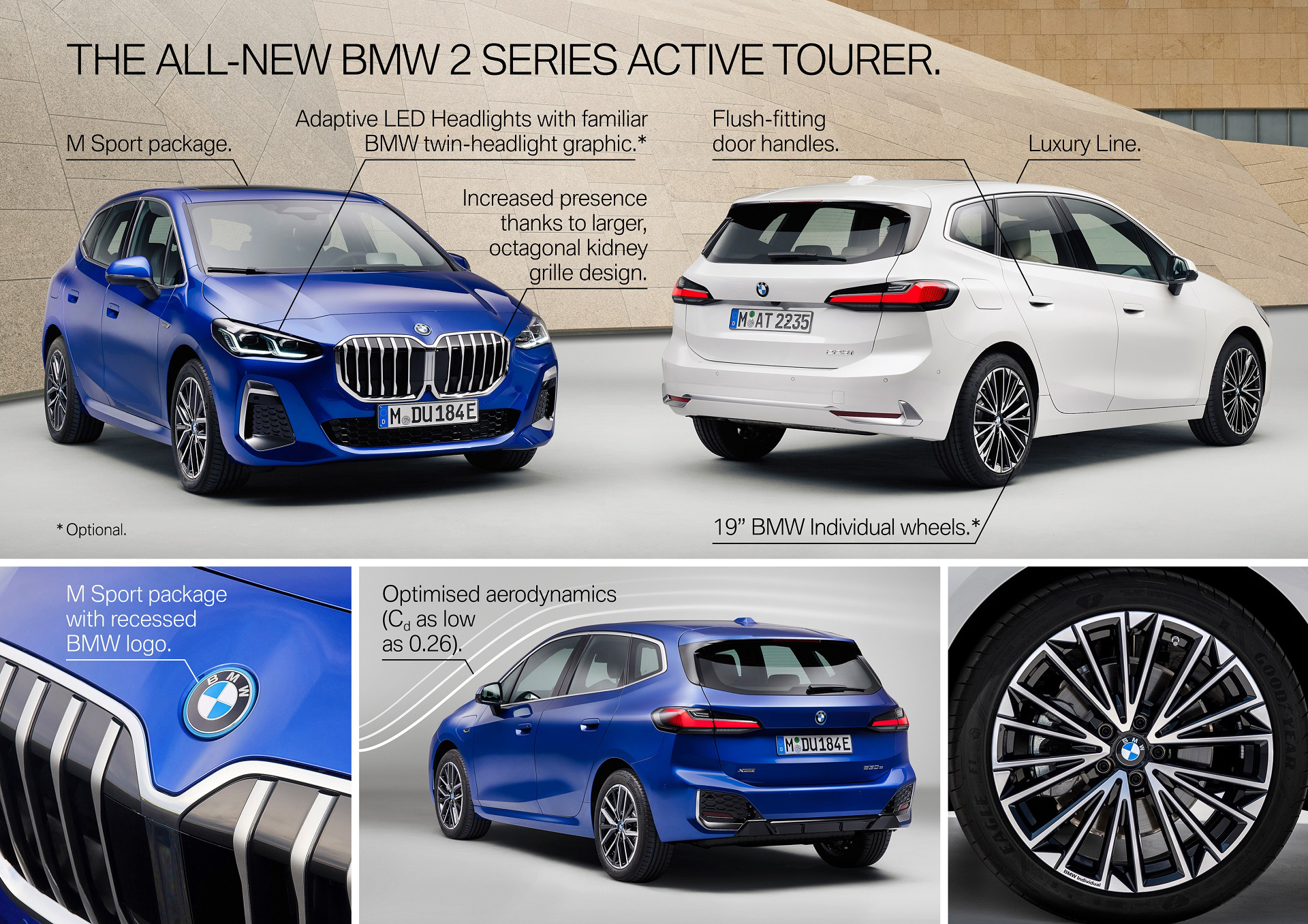 Download 2022 BMW 223i Active Tourer - Infographics HD Wallpaper 1920x1357 #70