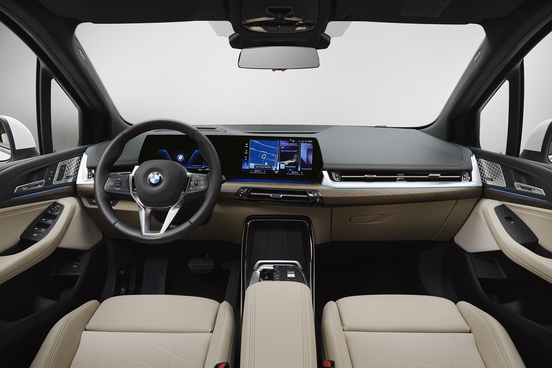 Download 2022 BMW 223i Active Tourer - Interior, Cockpit HD Wallpaper 1920x1280 #68