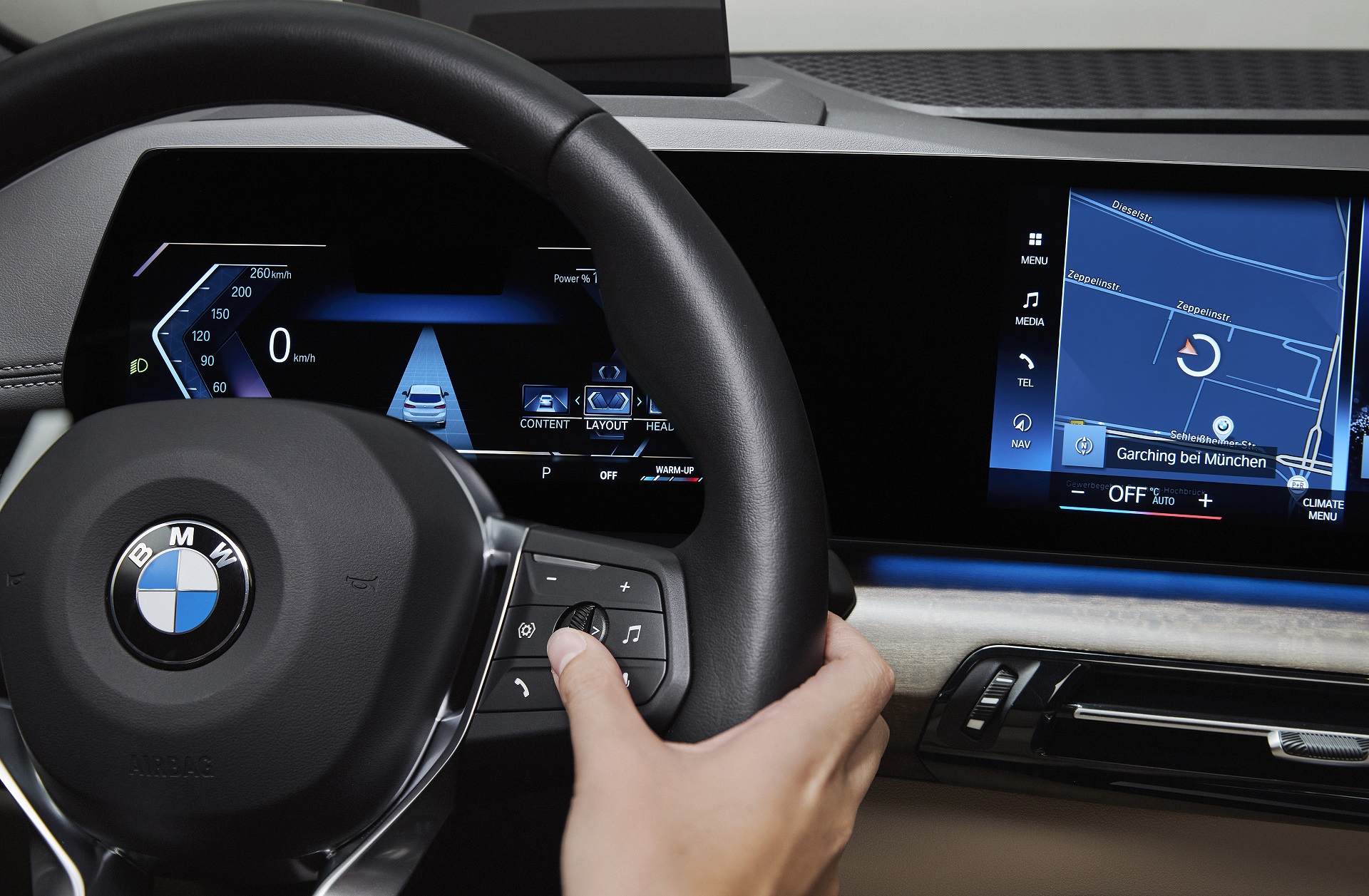 Download 2022 BMW 223i Active Tourer - Interior, Steering Wheel HD Wallpaper 1920x1257 #69