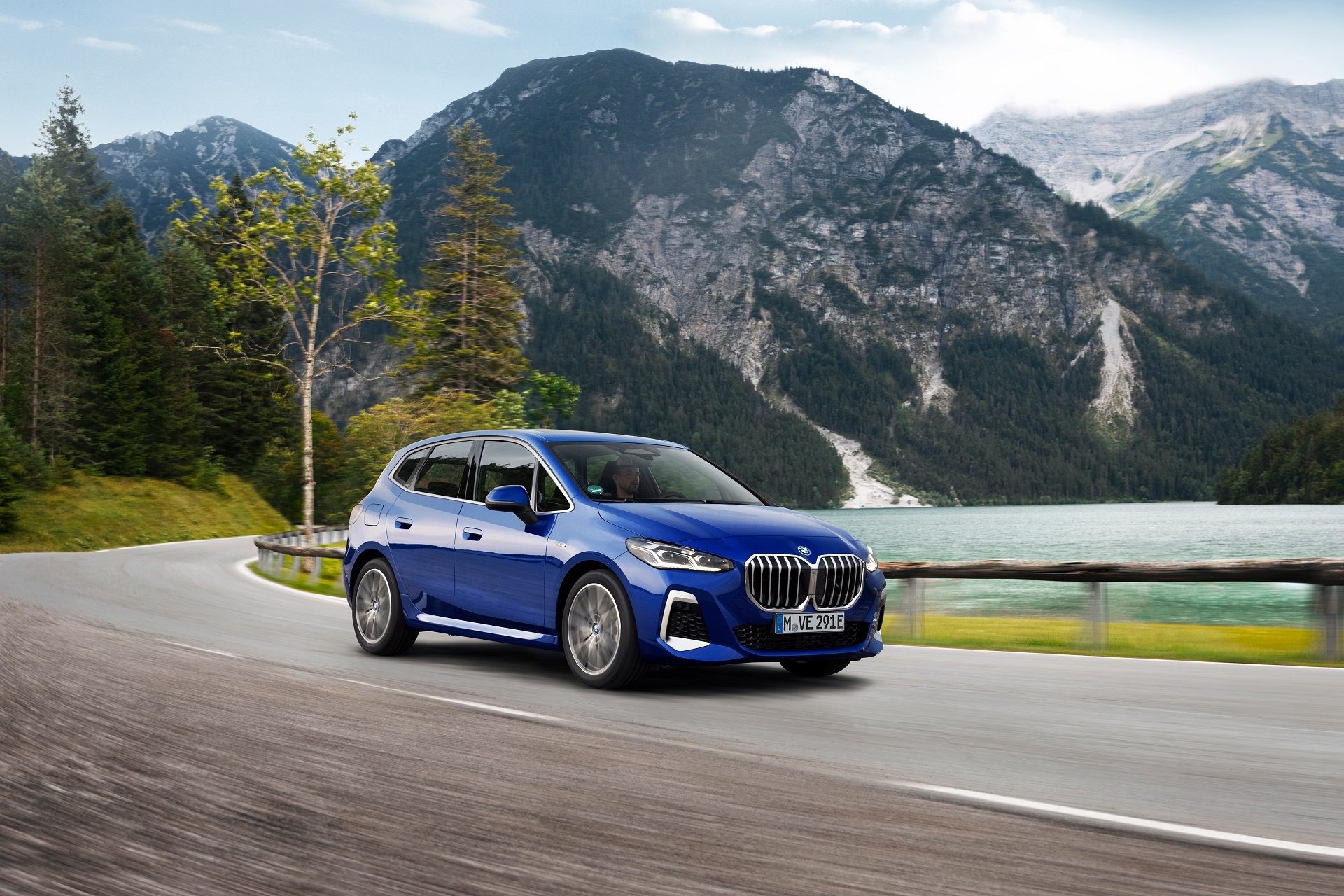 Download 2022 BMW 230e xDrive Active Tourer - Front Three-Quarter HD Wallpaper 1920x1280 #1