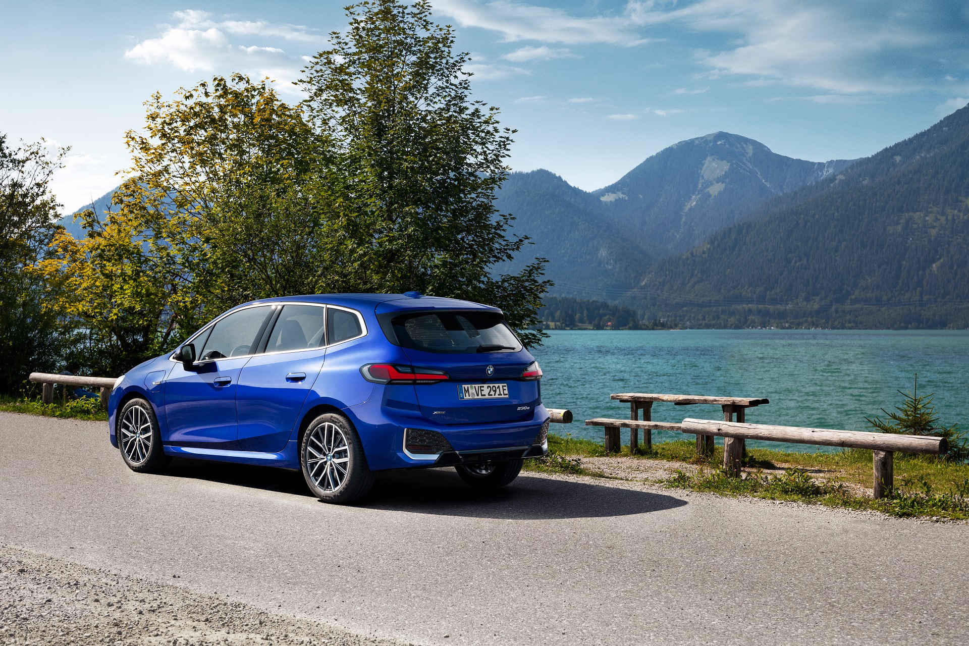 Download 2022 BMW 230e xDrive Active Tourer - Rear Three-Quarter HD Wallpaper 1920x1280 #3