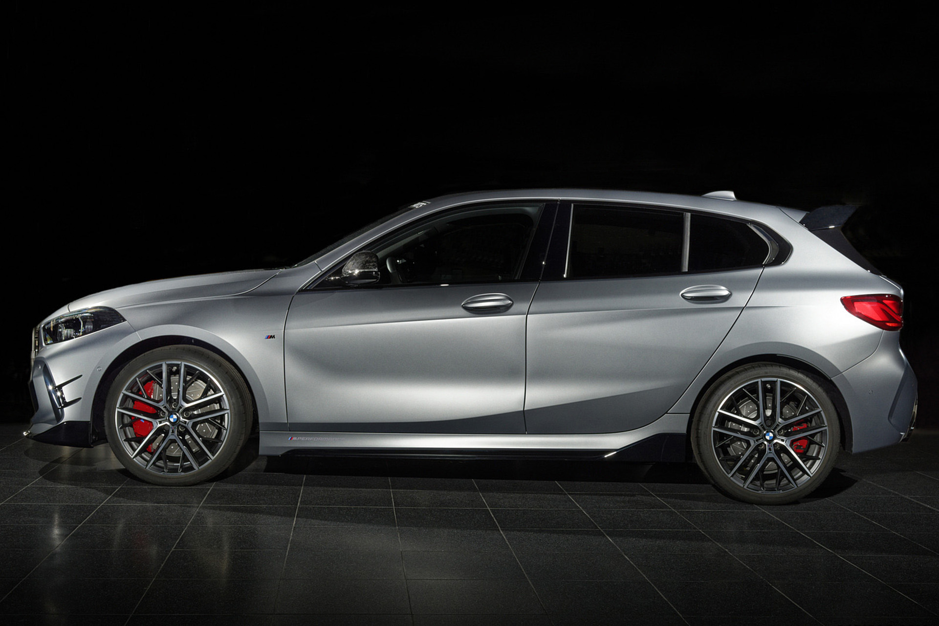 Download 2022 BMW M135i BMW M Perfomance Parts - Side HD Wallpaper 1921x1281 #79