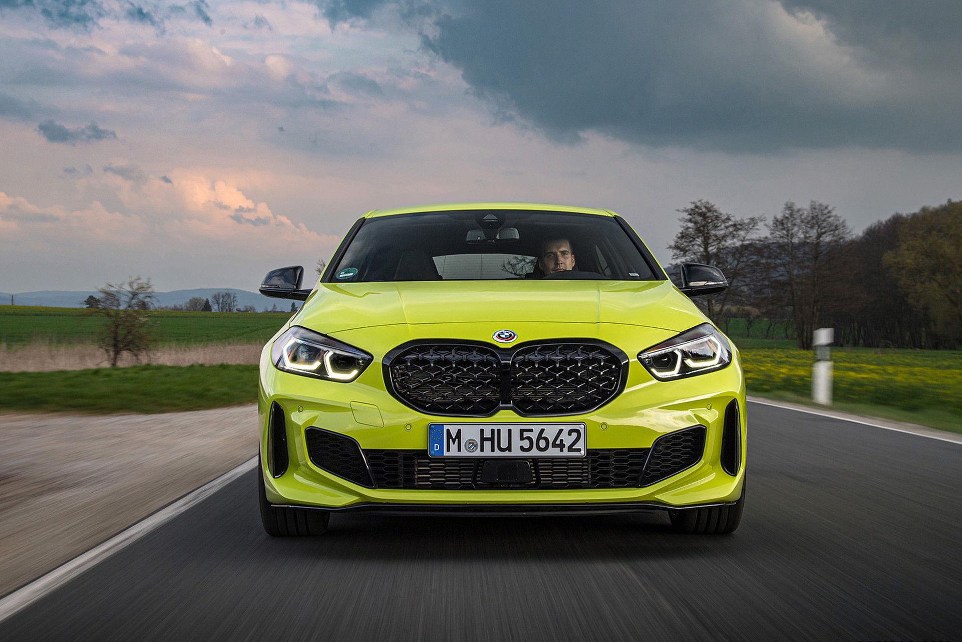 Download 2022 BMW M135i xDrive - Front HD Wallpaper 1921x1281 #22