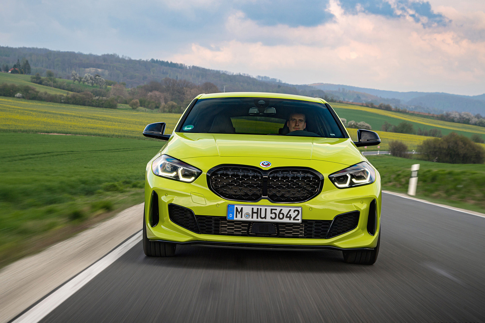 Download 2022 BMW M135i xDrive - Front HD Wallpaper 1921x1281 #24