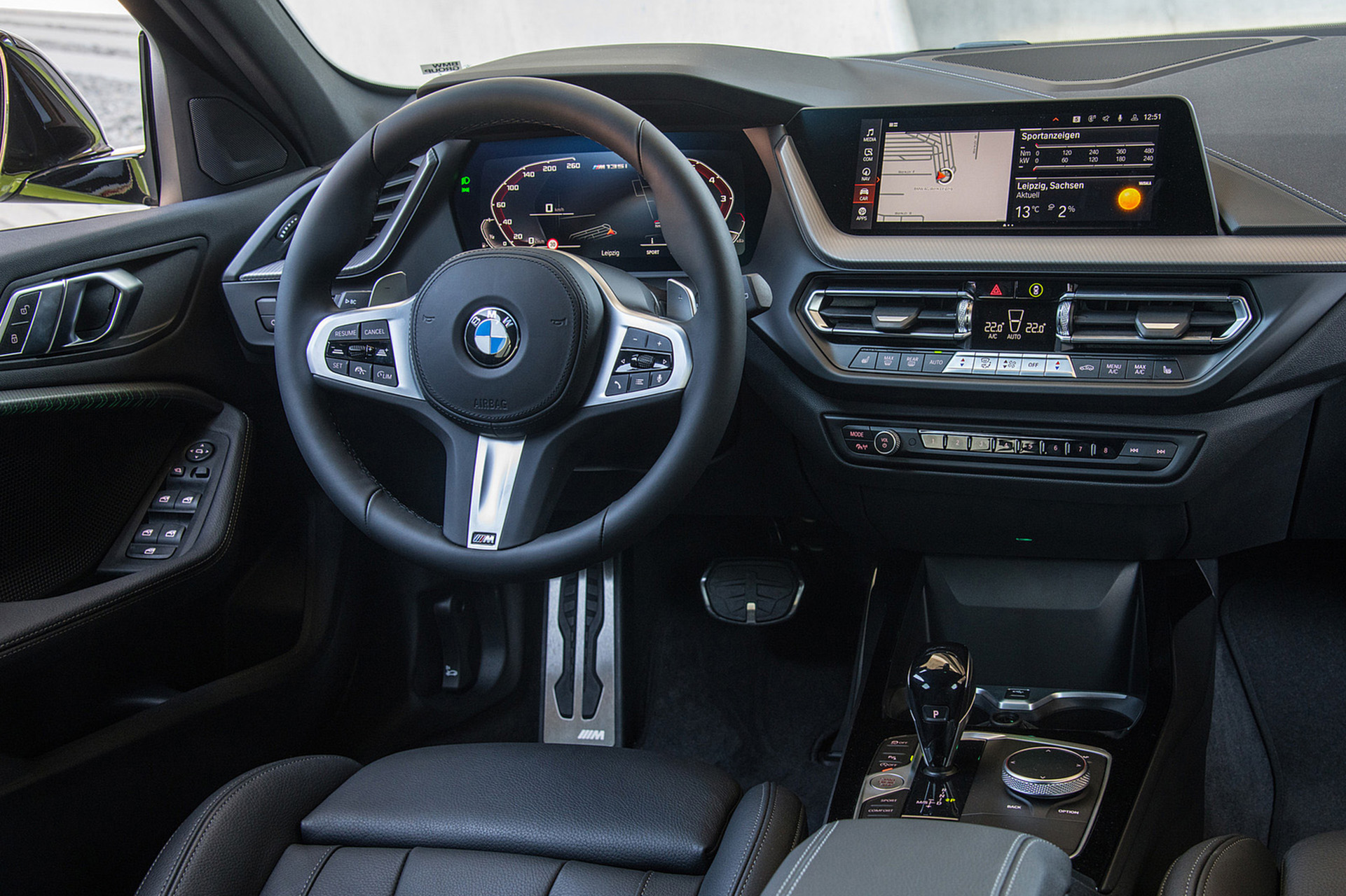Download 2022 BMW M135i xDrive - Interior, Cockpit HD Wallpaper 1921x1280 #69