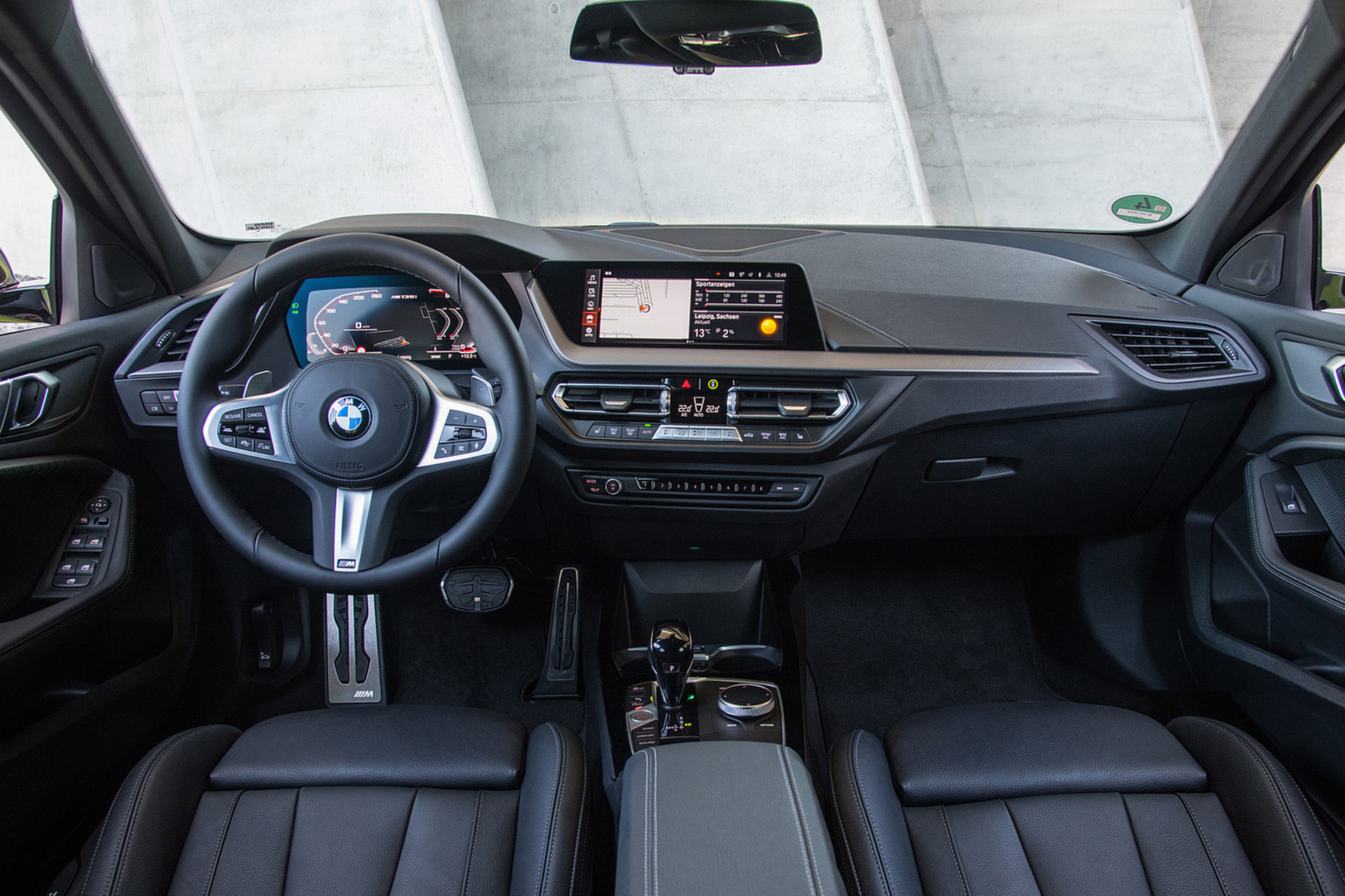 Download 2022 BMW M135i xDrive - Interior, Cockpit HD Wallpaper 1921x1281 #70