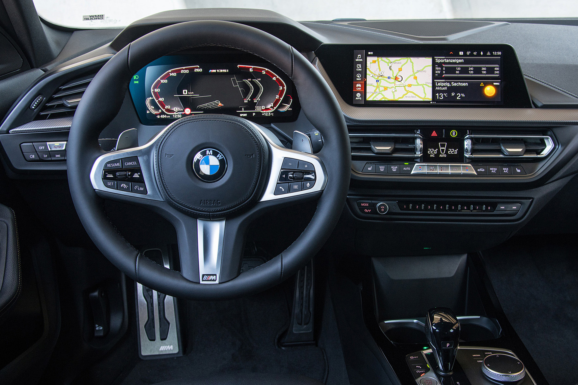 Download 2022 BMW M135i xDrive - Interior HD Wallpaper 1921x1280 #67