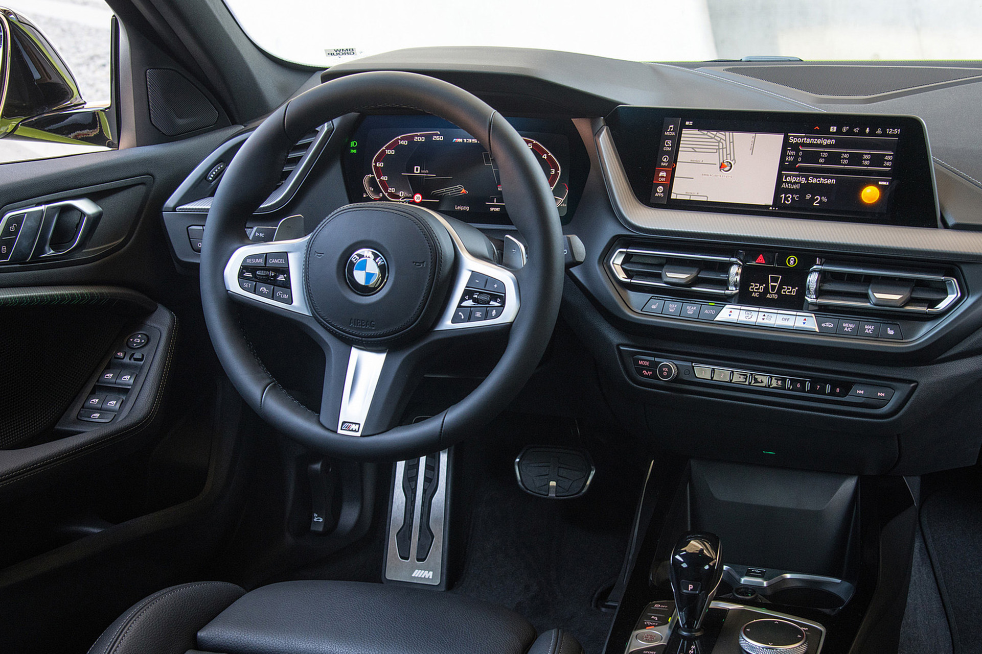 Download 2022 BMW M135i xDrive - Interior HD Wallpaper 1921x1281 #68