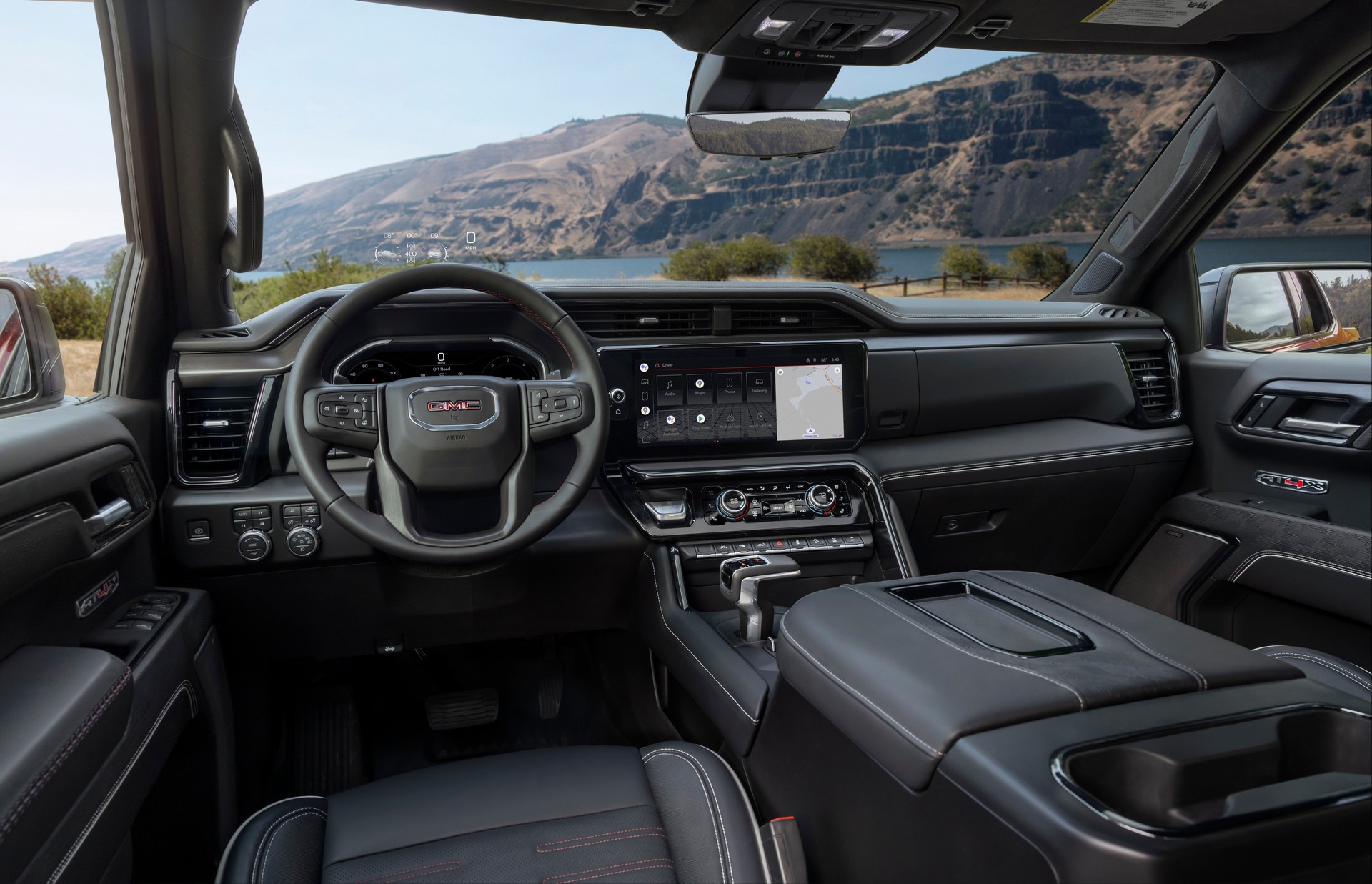 Download 2022 GMC Sierra AT4X - Interior, Cockpit HD Wallpaper 1920x1237 #7