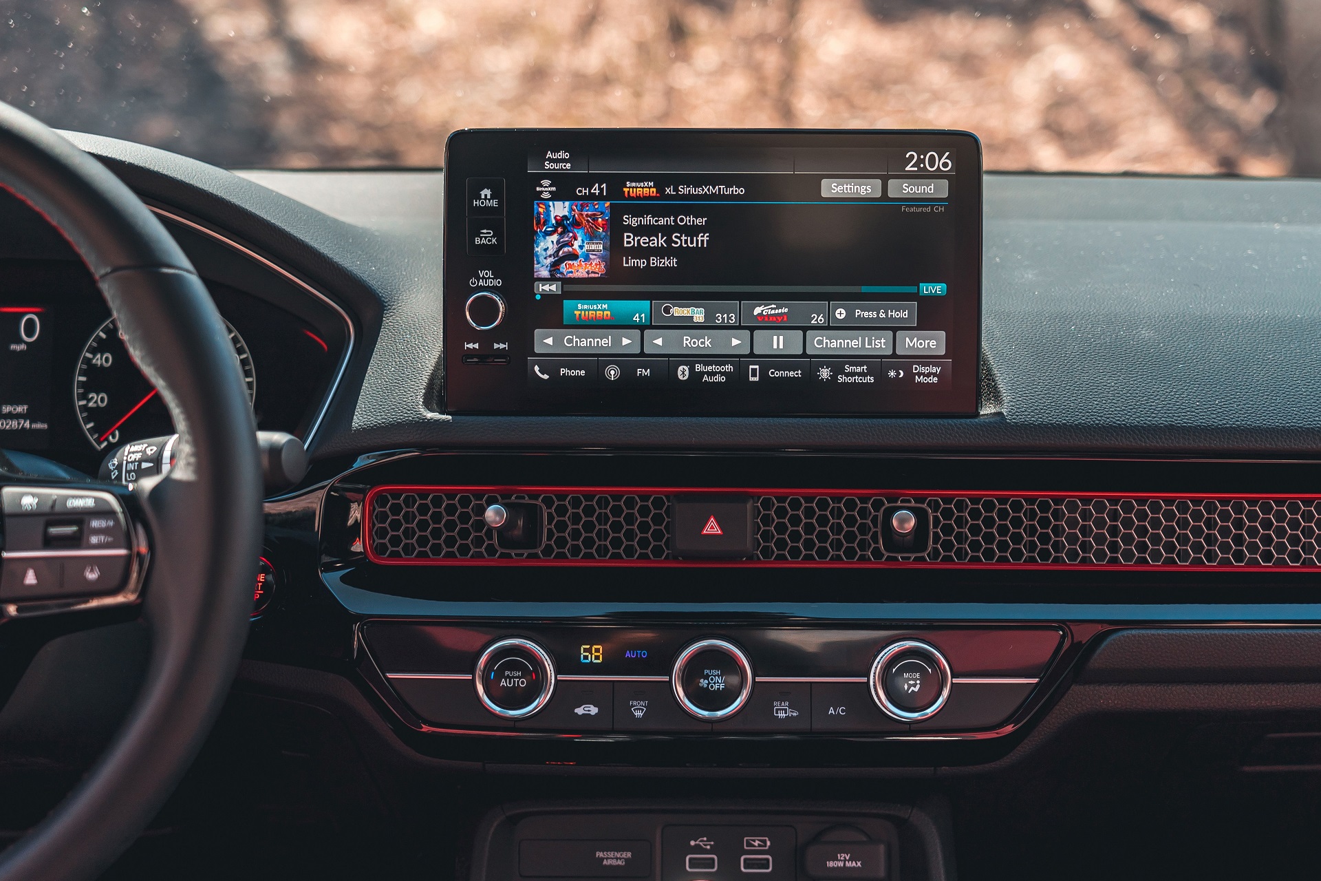 Download 2022 Honda Civic Si - Central Console HD Wallpaper 1920x1280 #59