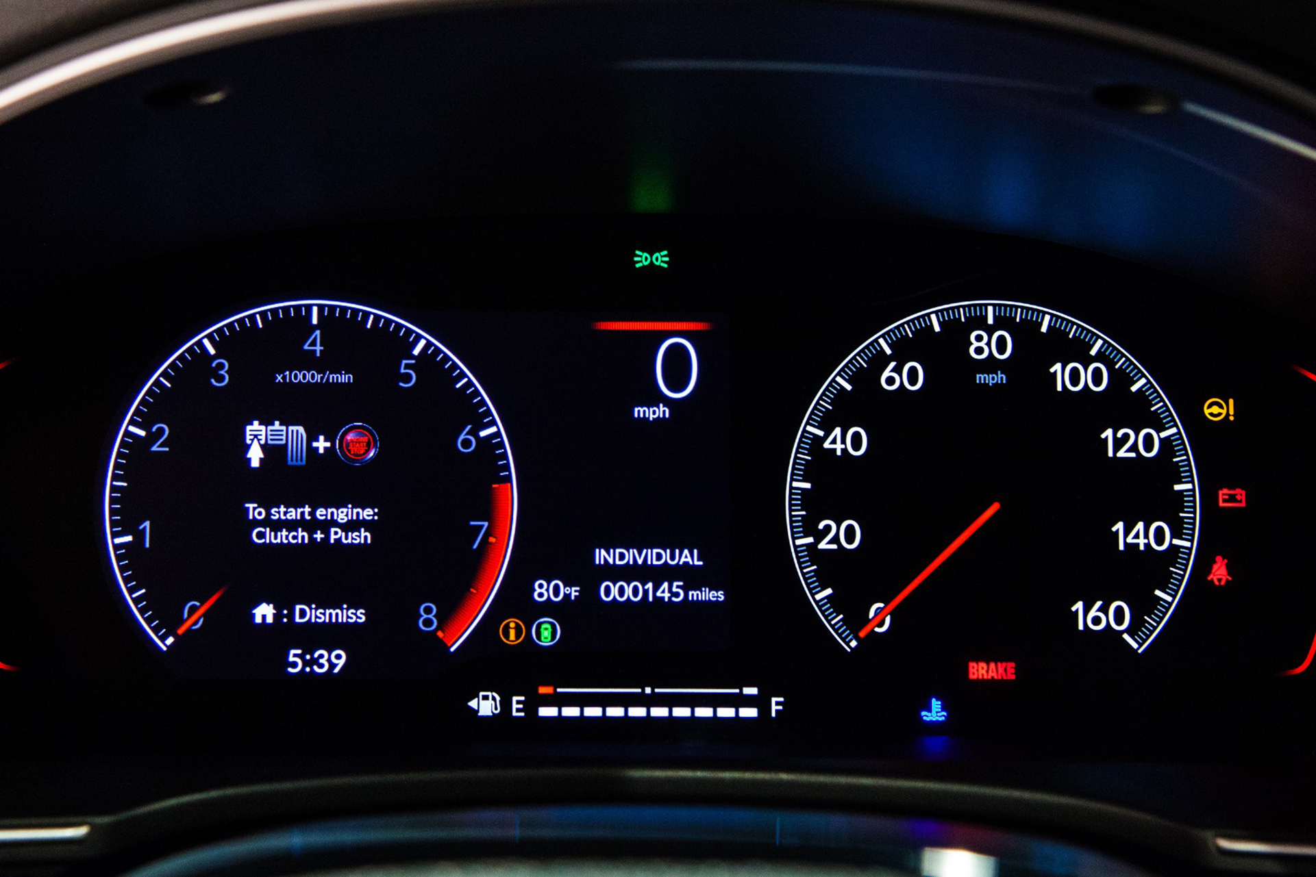 Download 2022 Honda Civic Si - Instrument Cluster HD Wallpaper 1921x1281 #99