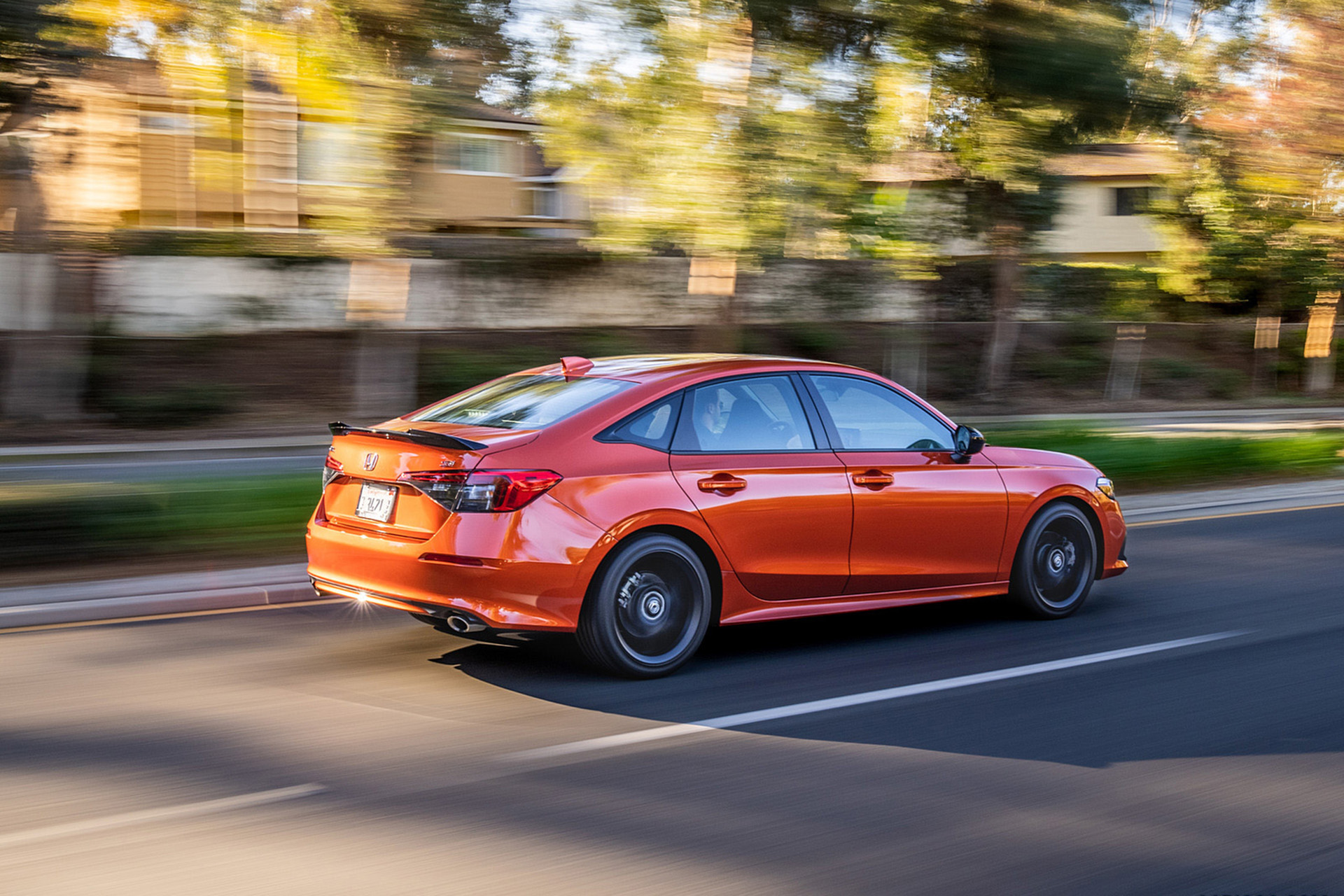 Download 2022 Honda Civic Si - Rear Three-Quarter HD Wallpaper 1920x1280 #14