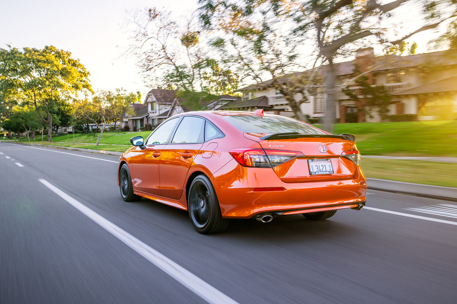 Download 2022 Honda Civic Si - Rear Three-Quarter HD Wallpaper 1921x1280 #10