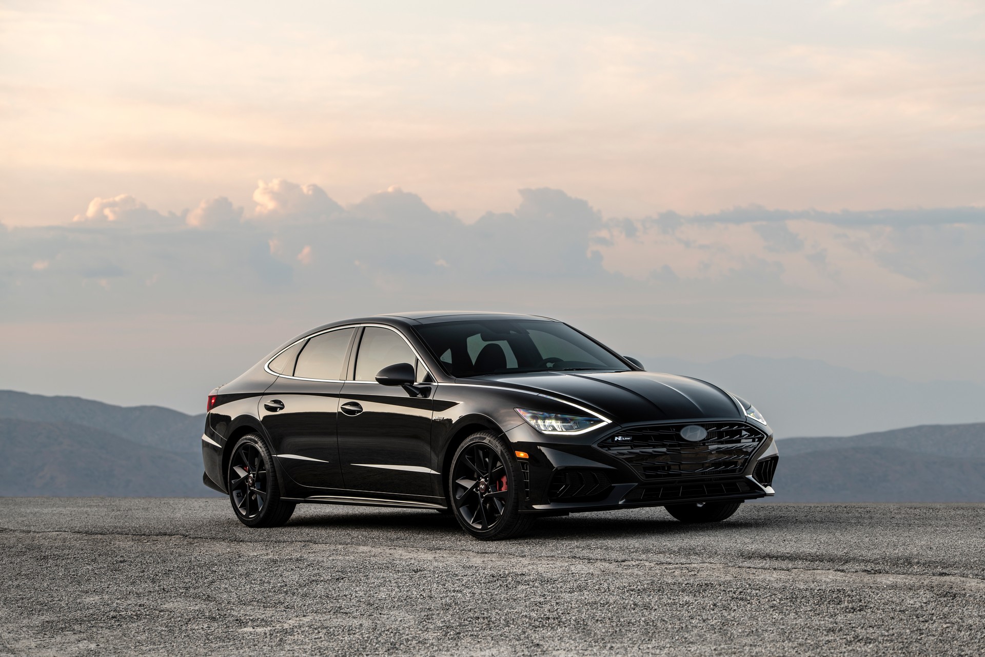 Download 2022 Hyundai Sonata N Line Night Edition - Front Three-Quarter HD Wallpaper 1920x1280 #3