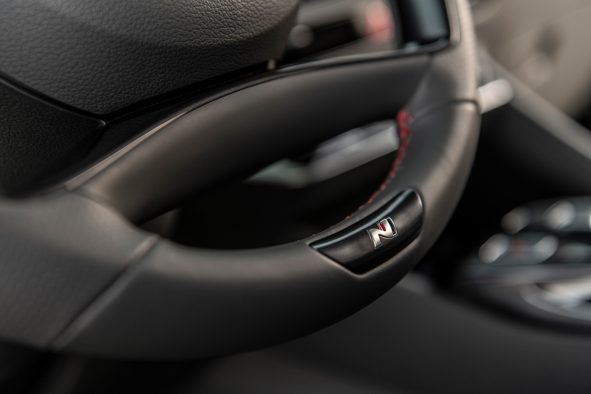 Download 2022 Hyundai Sonata N Line Night Edition - Interior, Steering Wheel HD Wallpaper 1920x1280 #22