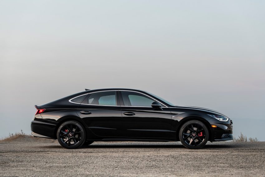 2022 Hyundai Sonata N Line Night Edition - Side Wallpaper 850x567 #7