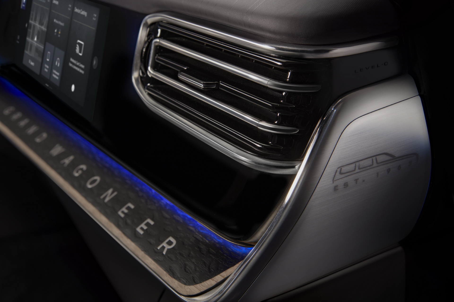 Download 2022 Jeep Grand Wagoneer Concept - Central Console HD Wallpaper 1920x1280 #40