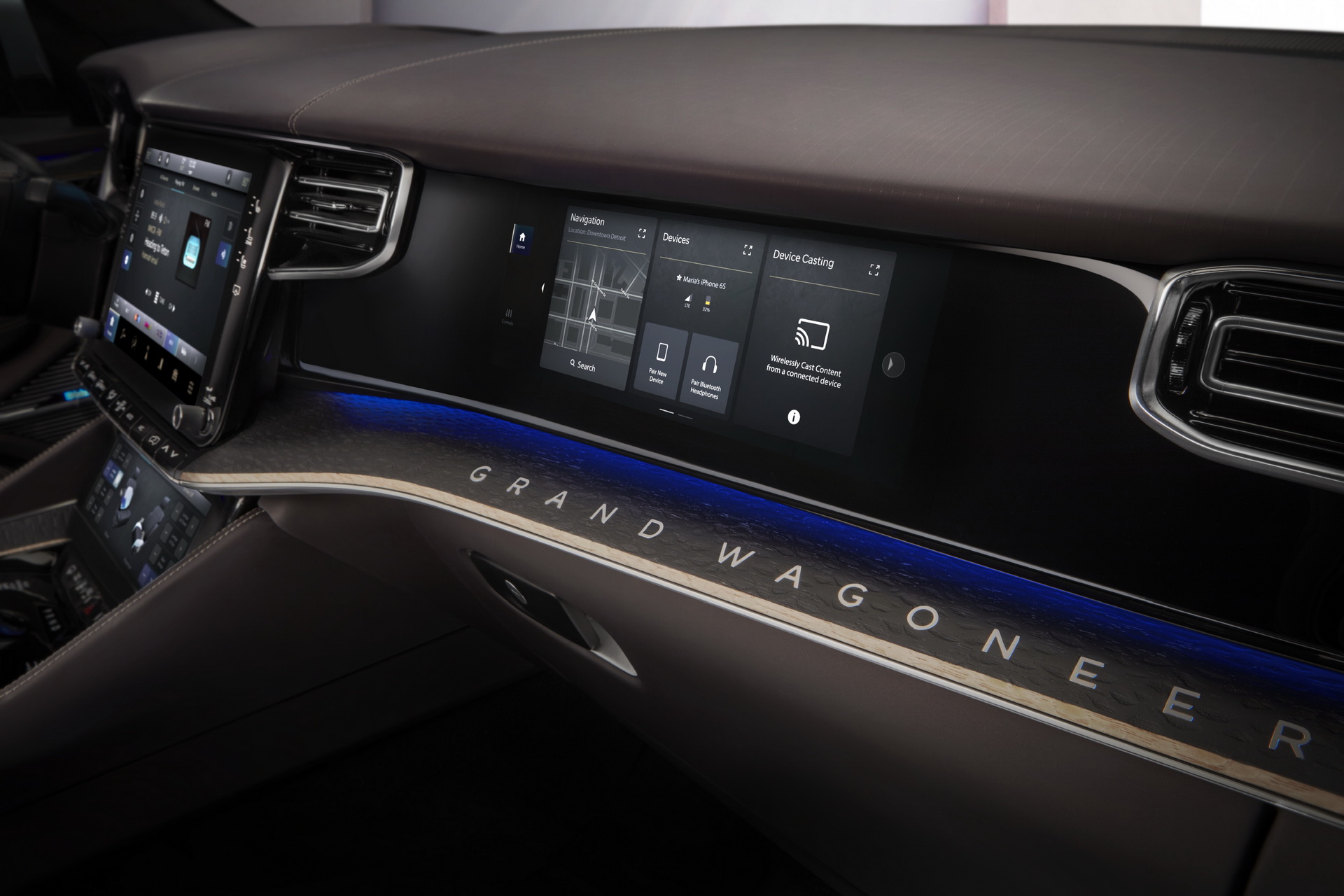 Download 2022 Jeep Grand Wagoneer Concept - Central Console HD Wallpaper 1920x1280 #41