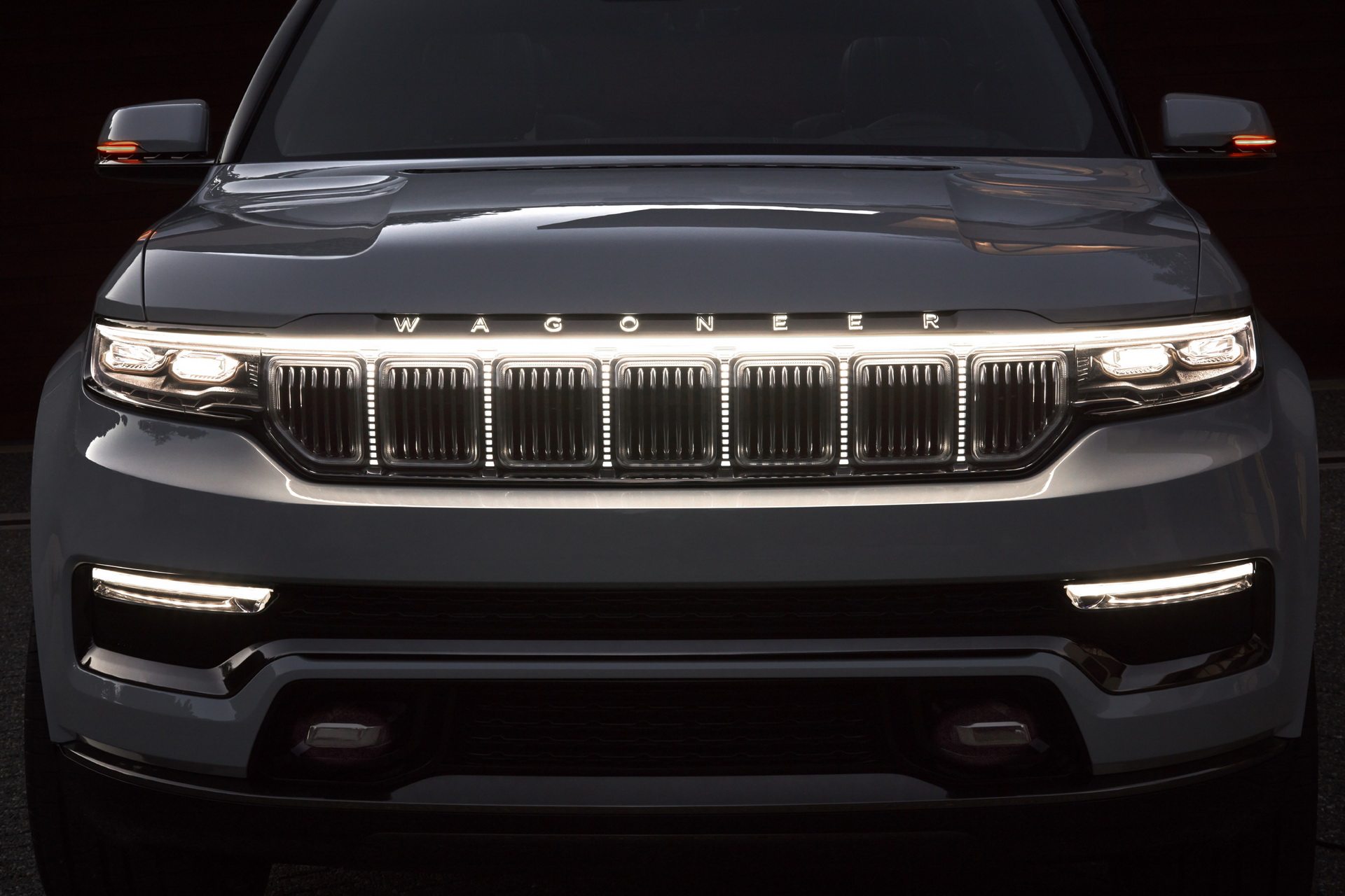 Download 2022 Jeep Grand Wagoneer Concept - Front HD Wallpaper 1920x1280 #26