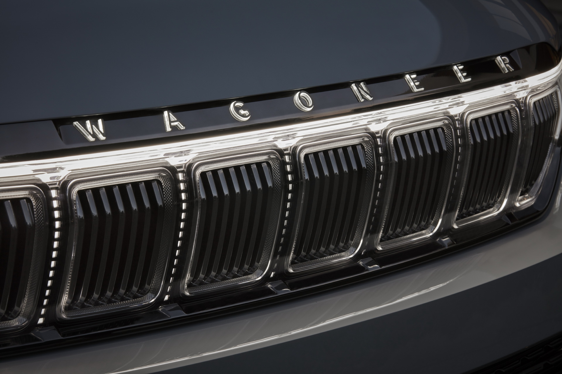 Download 2022 Jeep Grand Wagoneer Concept - Grille HD Wallpaper 1920x1280 #27